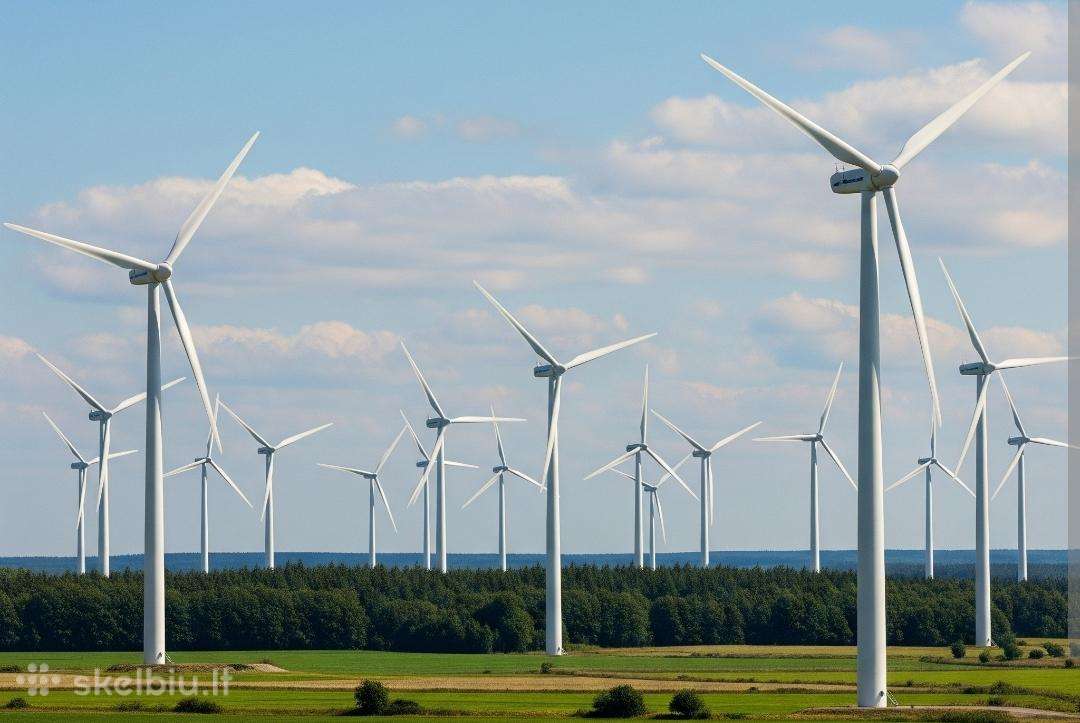 Išnuomojama 100 ha vėjo elektrinems