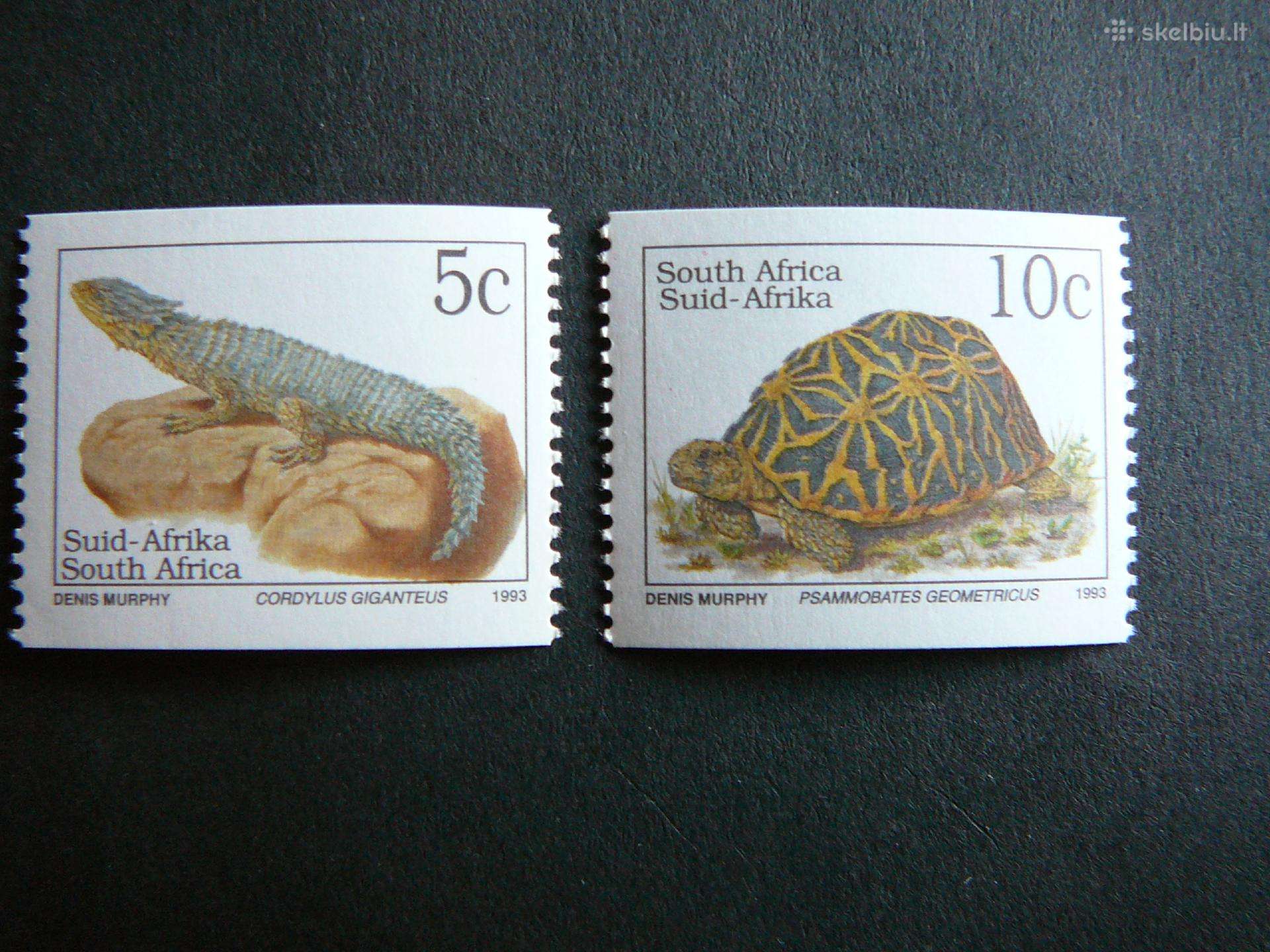Driezai Vezliai Pietu Afrikos R. 1993 Mnh rsa53