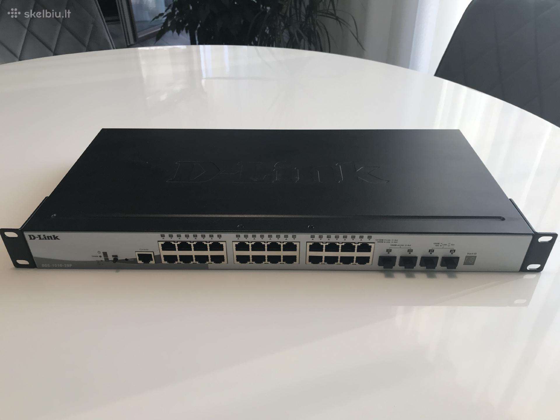 Tinklo komutatorius D-link Dgs-1510-28p
