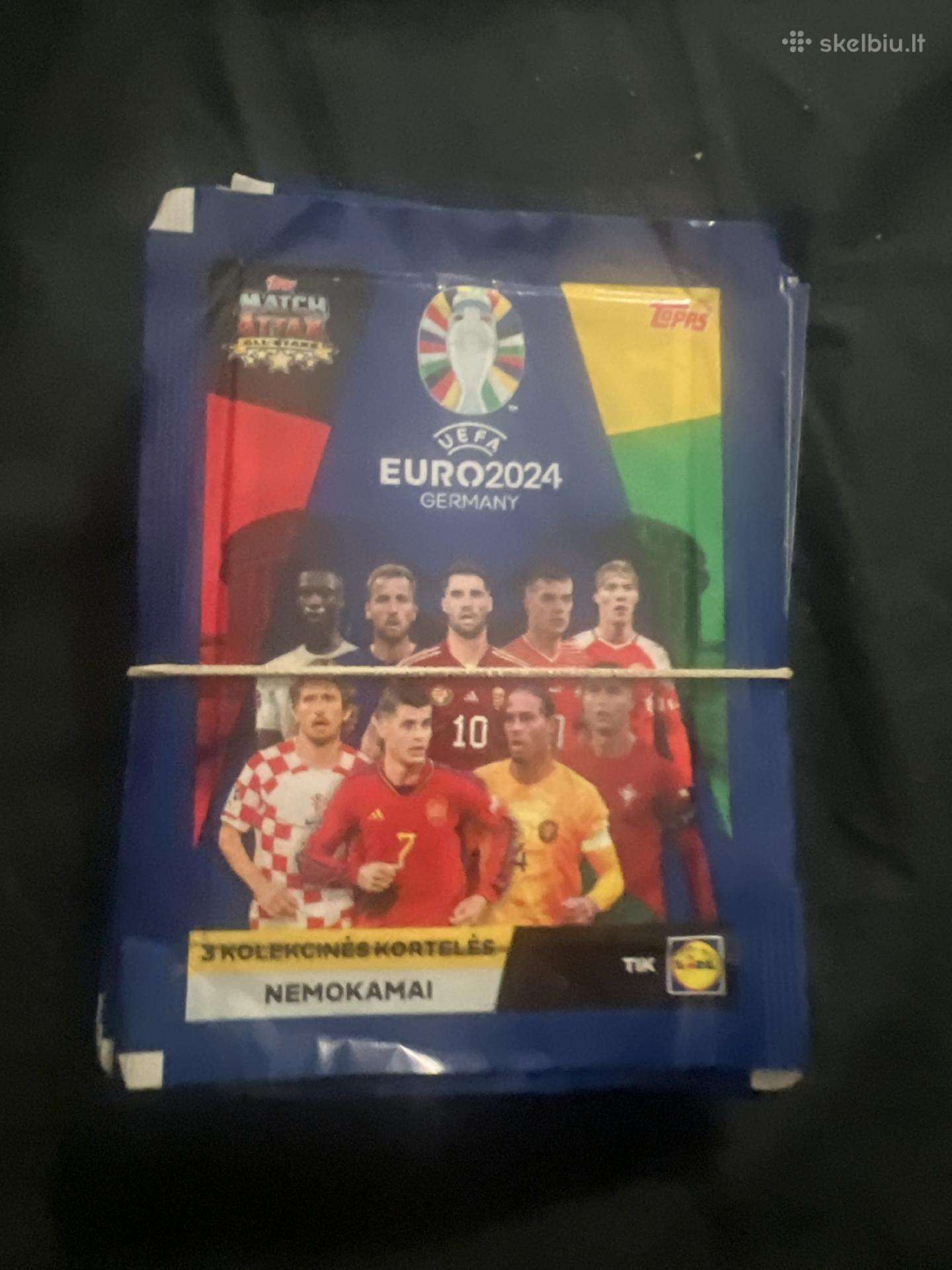 21 neatidaryti Lidl Euro 2024 Match Attax paketai