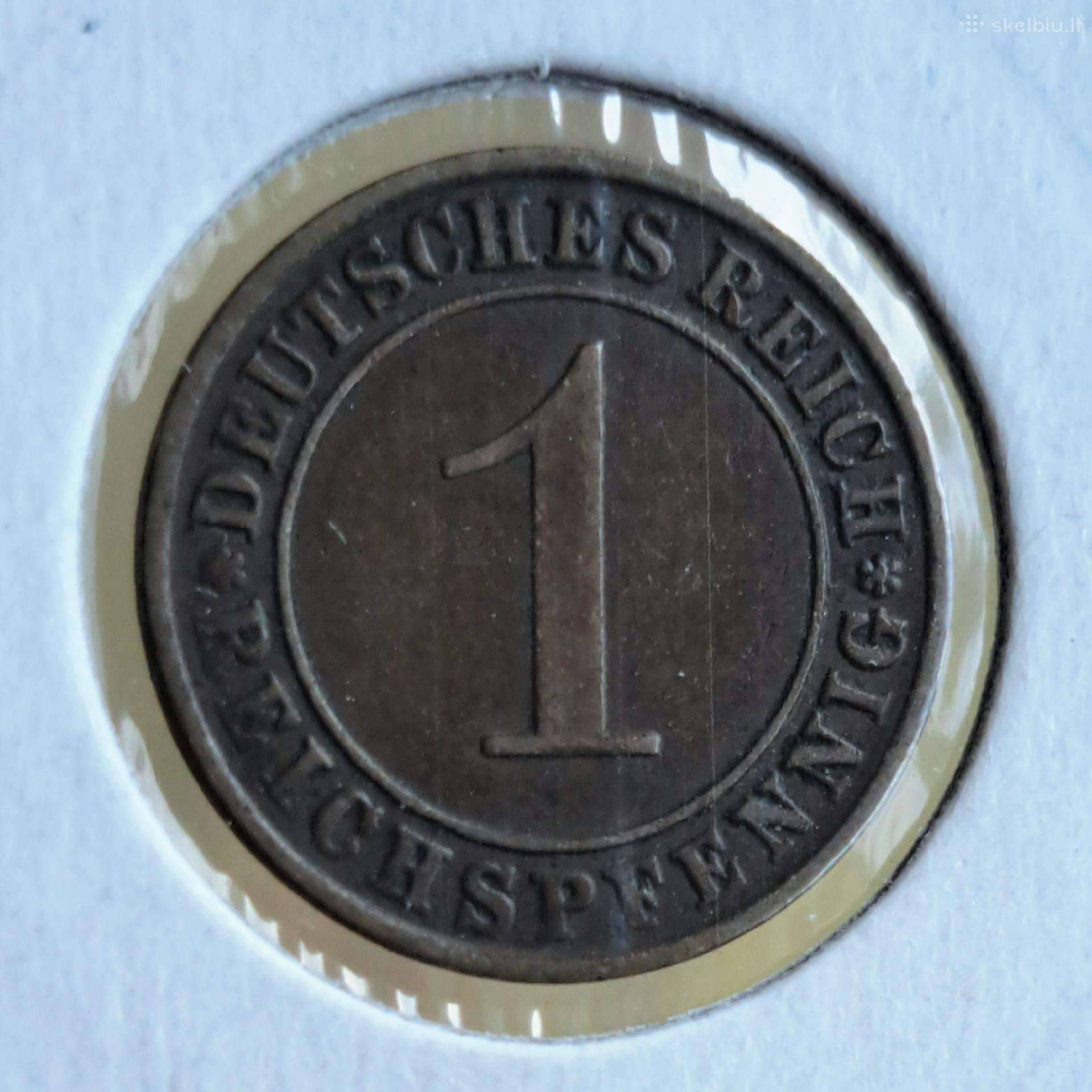 1930 Vokietija 1 pfenigas