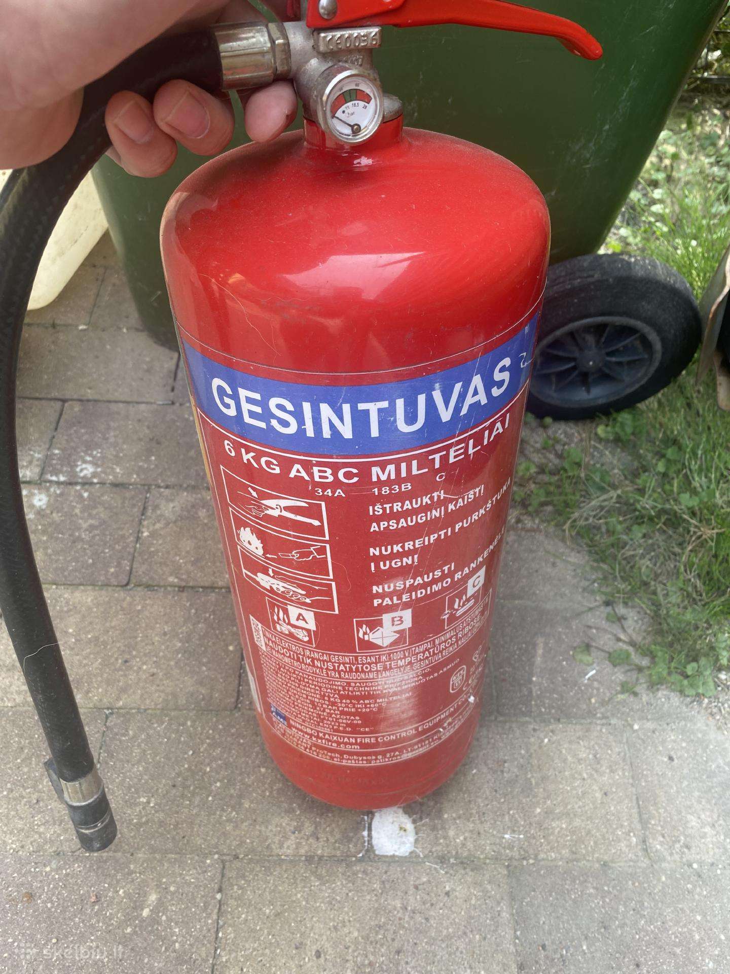 Tuščias gesintuvas