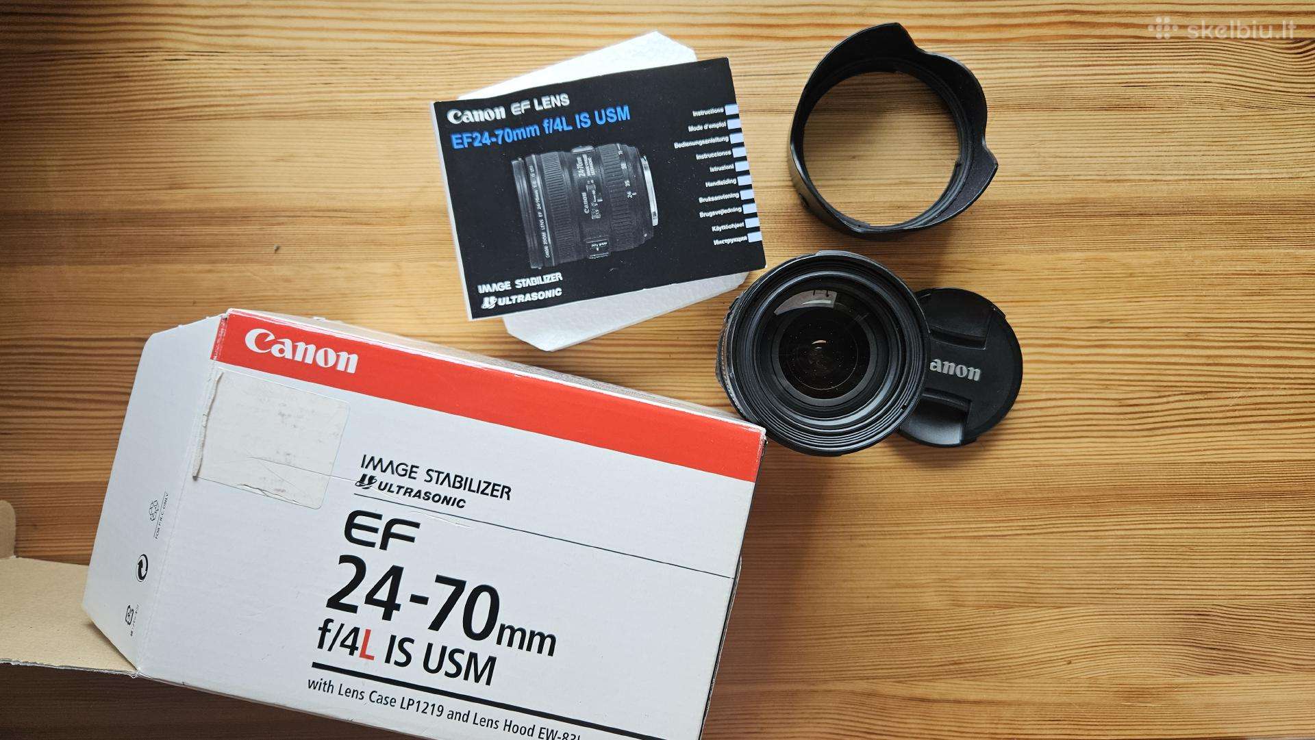 Canon Ef 24-70mm F4 Is Usm objektyvas