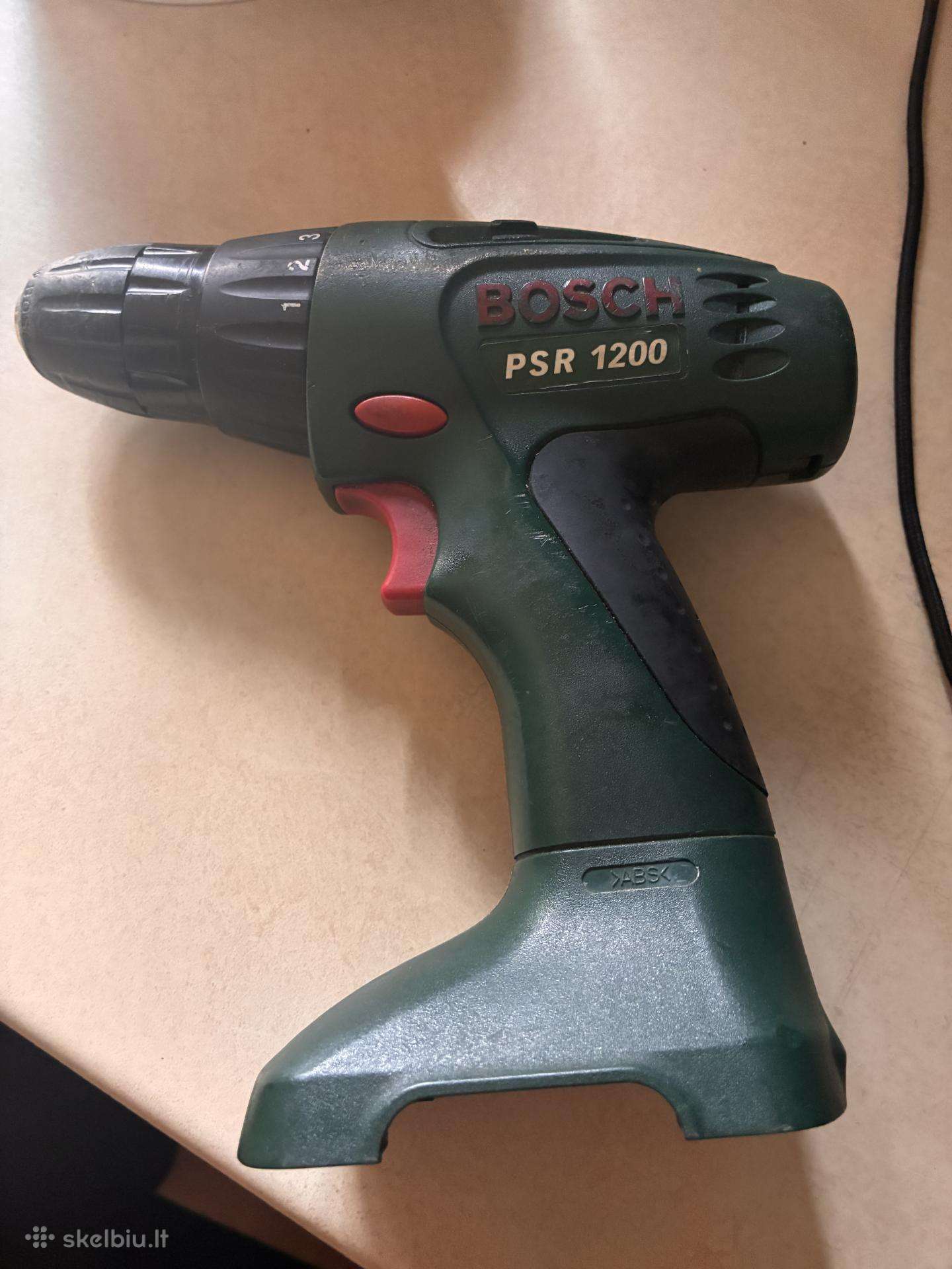 Bosch Psr 1200 akumuliatorinis gręžtuvas-suktuvas
