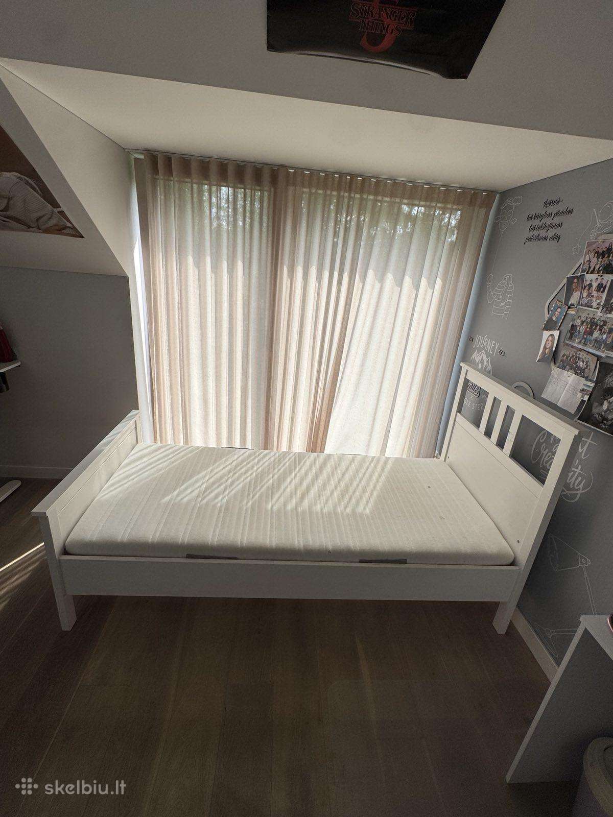 Naudota Ikea lova su čiužiniu
