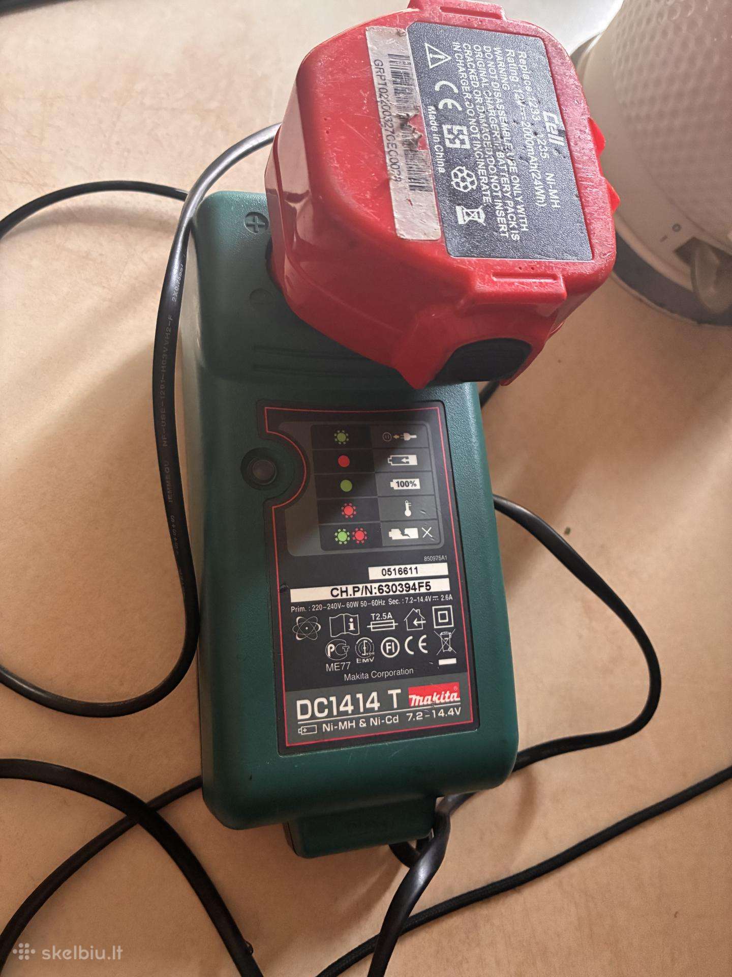 Originalus įkroviklis Makita Dc1414 T