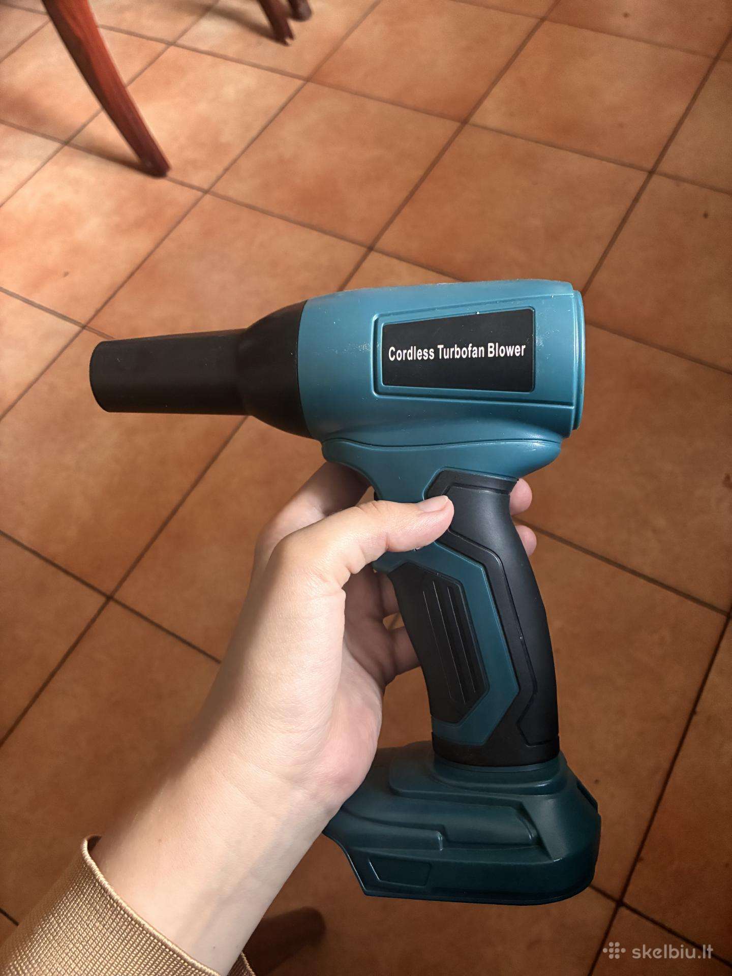 Galingas akumuliatorinis mini turbo pūtikas