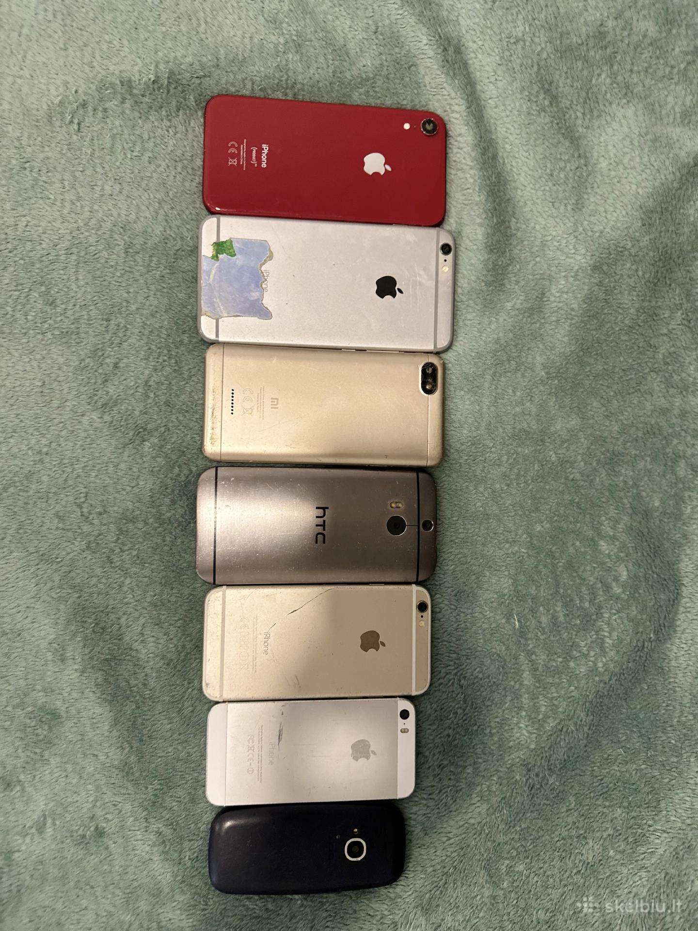 7 neveikiantys telefonai dalims