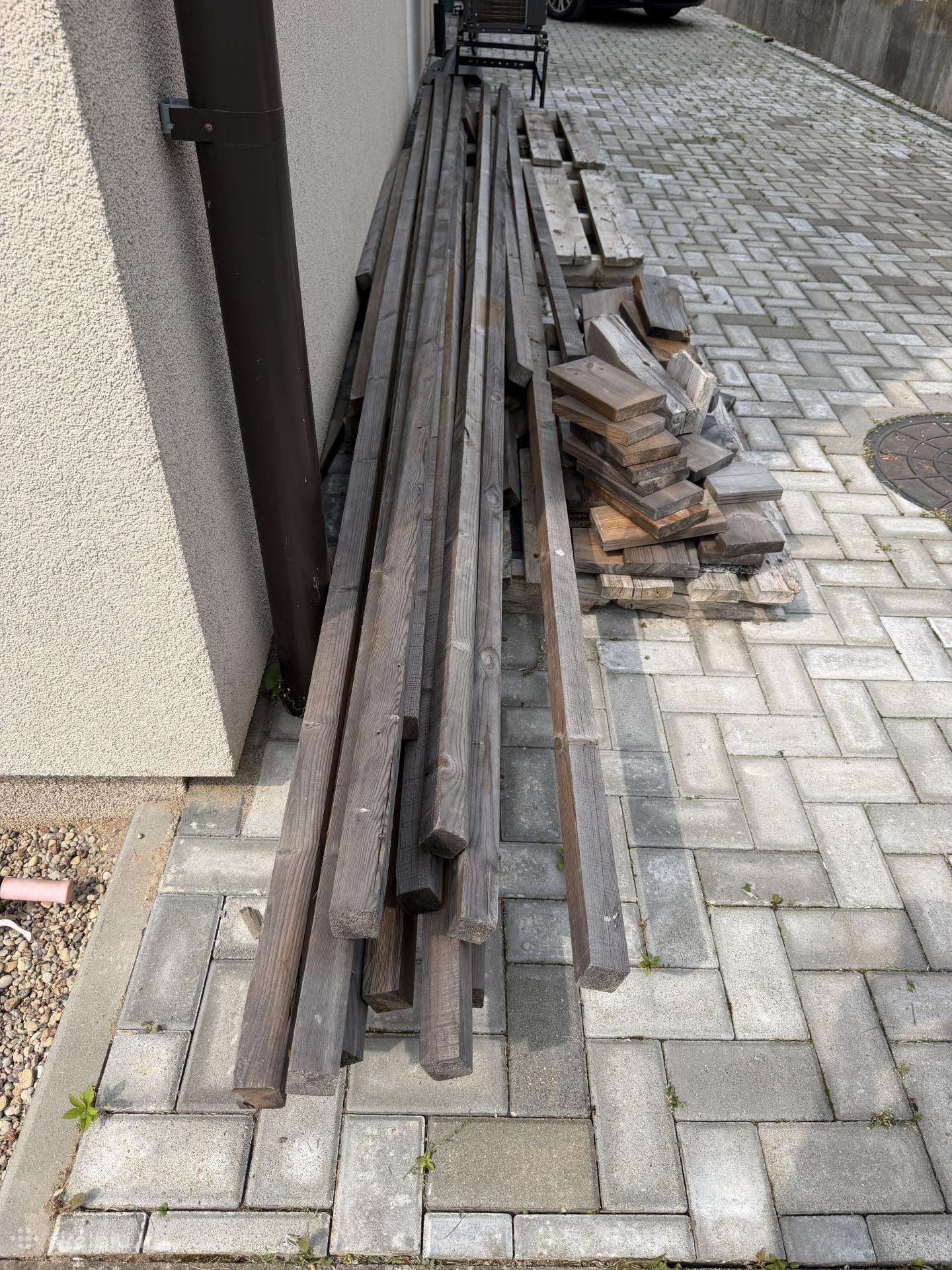 Termo pušies tašai likučiai. 45x45x5400