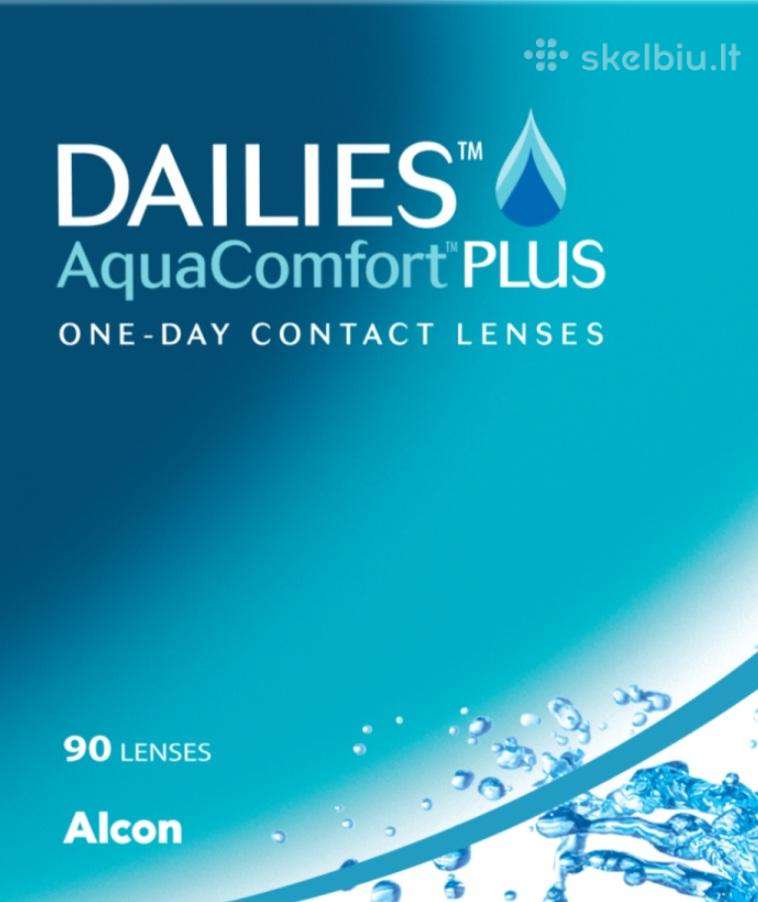 Akių lęšia Dailies Aqua Comfort Plus, 2 pak po 90