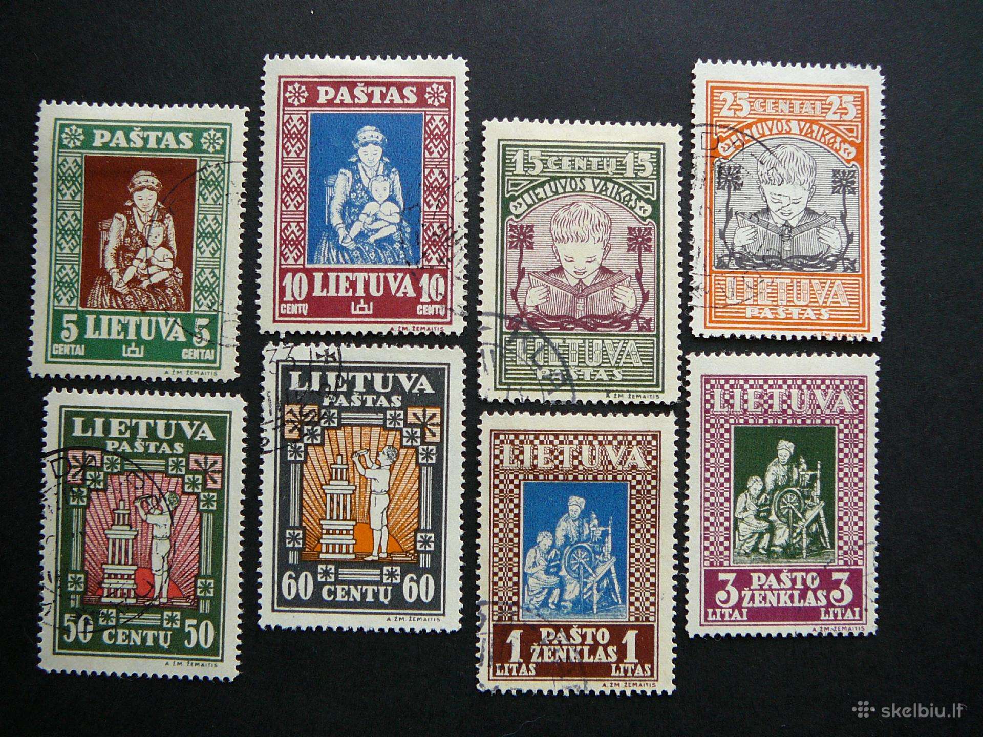 Lietuva 1933 Septyndieniai antsp. lit364/1aa