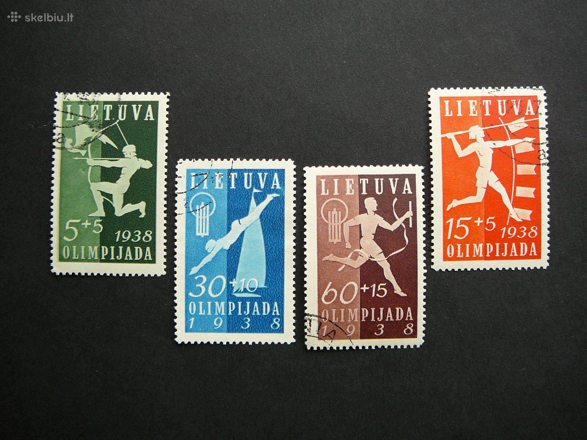 Lietuva 1938 Olimpines antsp. lt417/0a