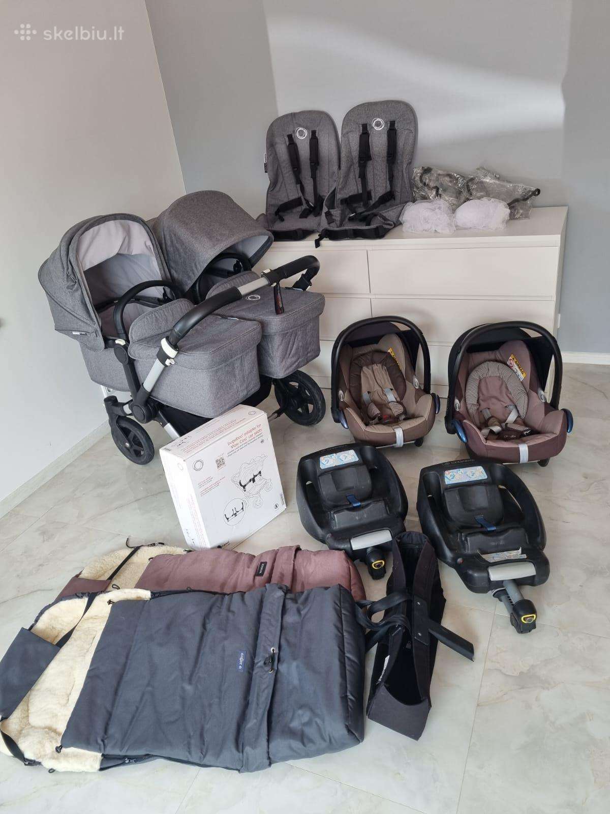 Bugaboo donkey 3 vežimėlis su pilna komplektacija