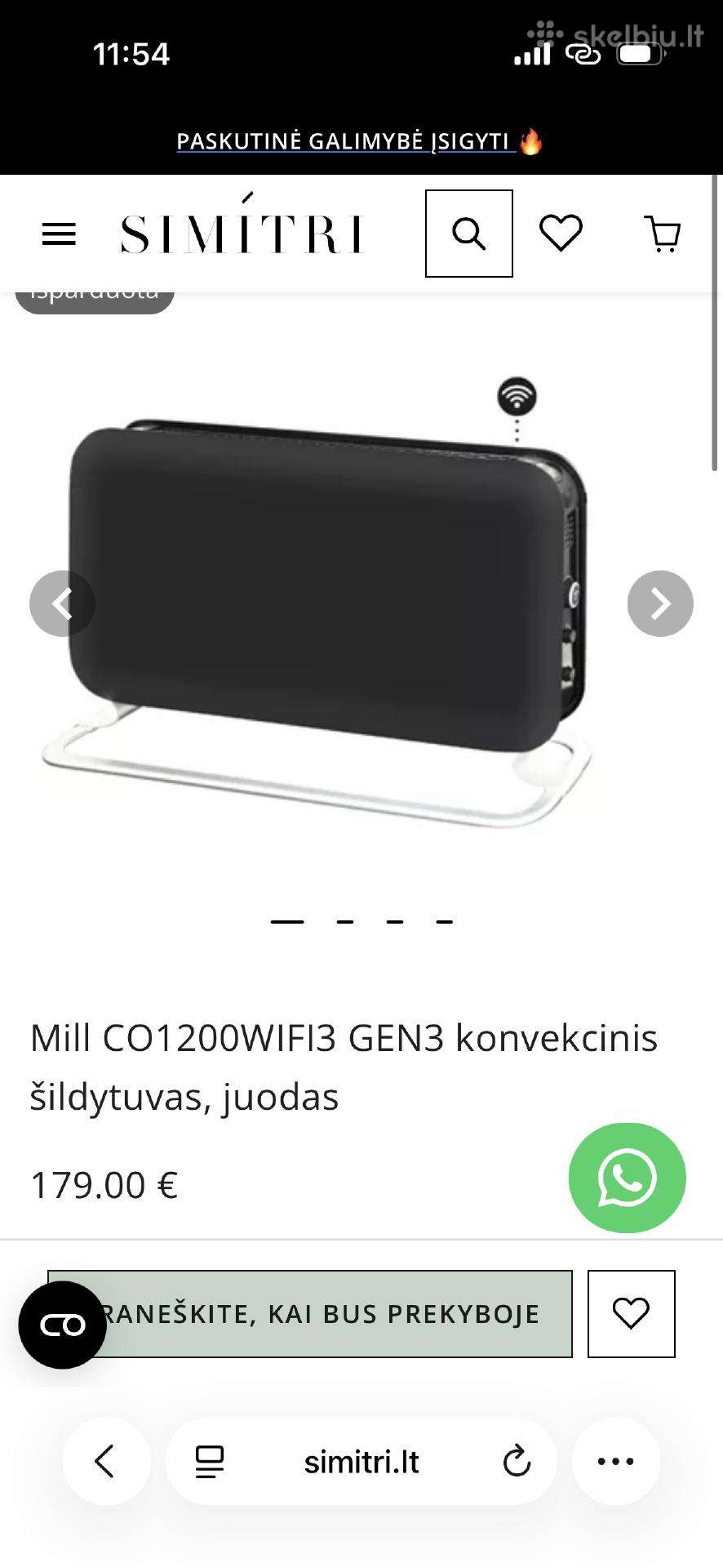 Mill Šildytuvas