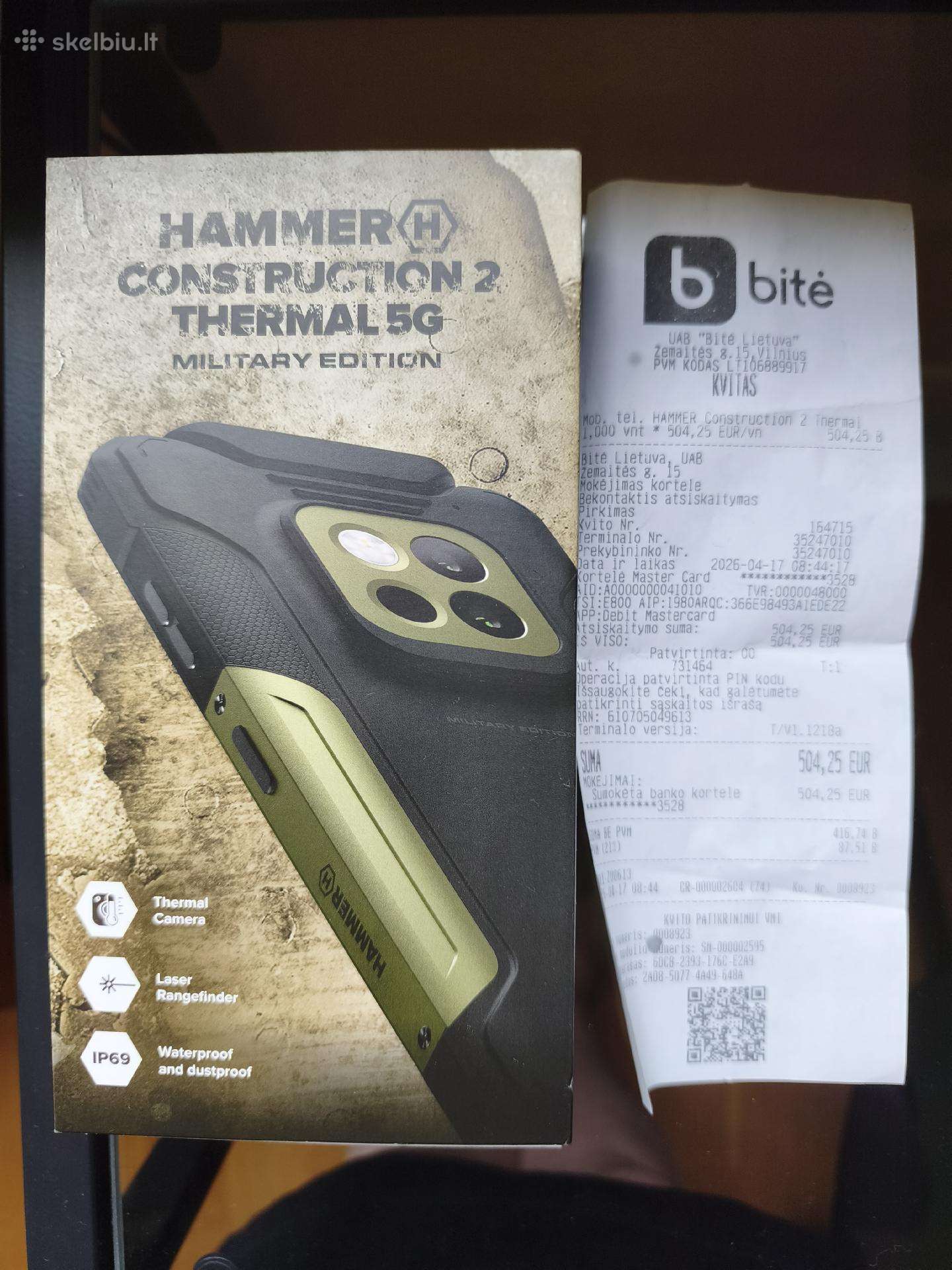 Hammer Construction 2 Thermal 5G Military Edition