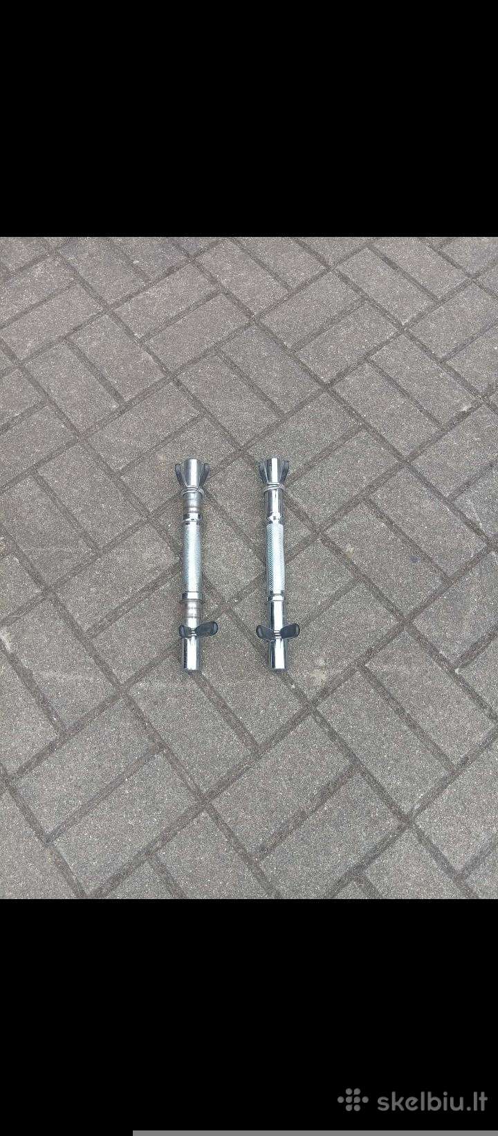Hanteliu grifai su fiksatoriais 2vnt./10eur.
