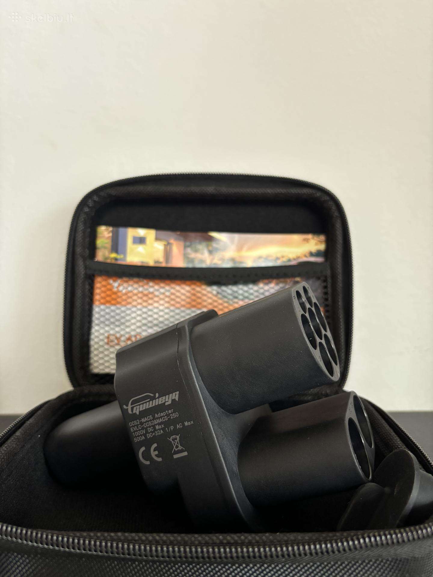 2in1 Tesla krovimo adapteris Dc (500a) + Ac (32a)