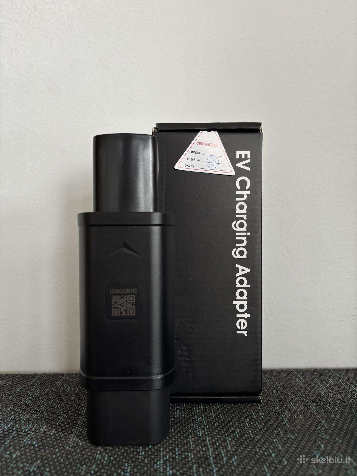Type 2 -> Nacs (Tesla) krovimo adapteris (32a)