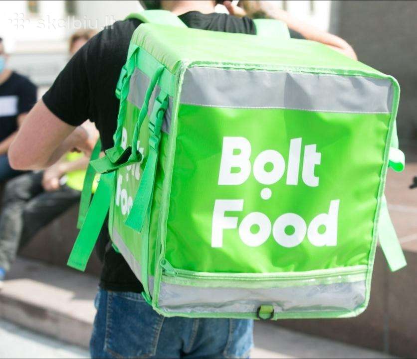 Bolt Food krepsys dviratininkui
