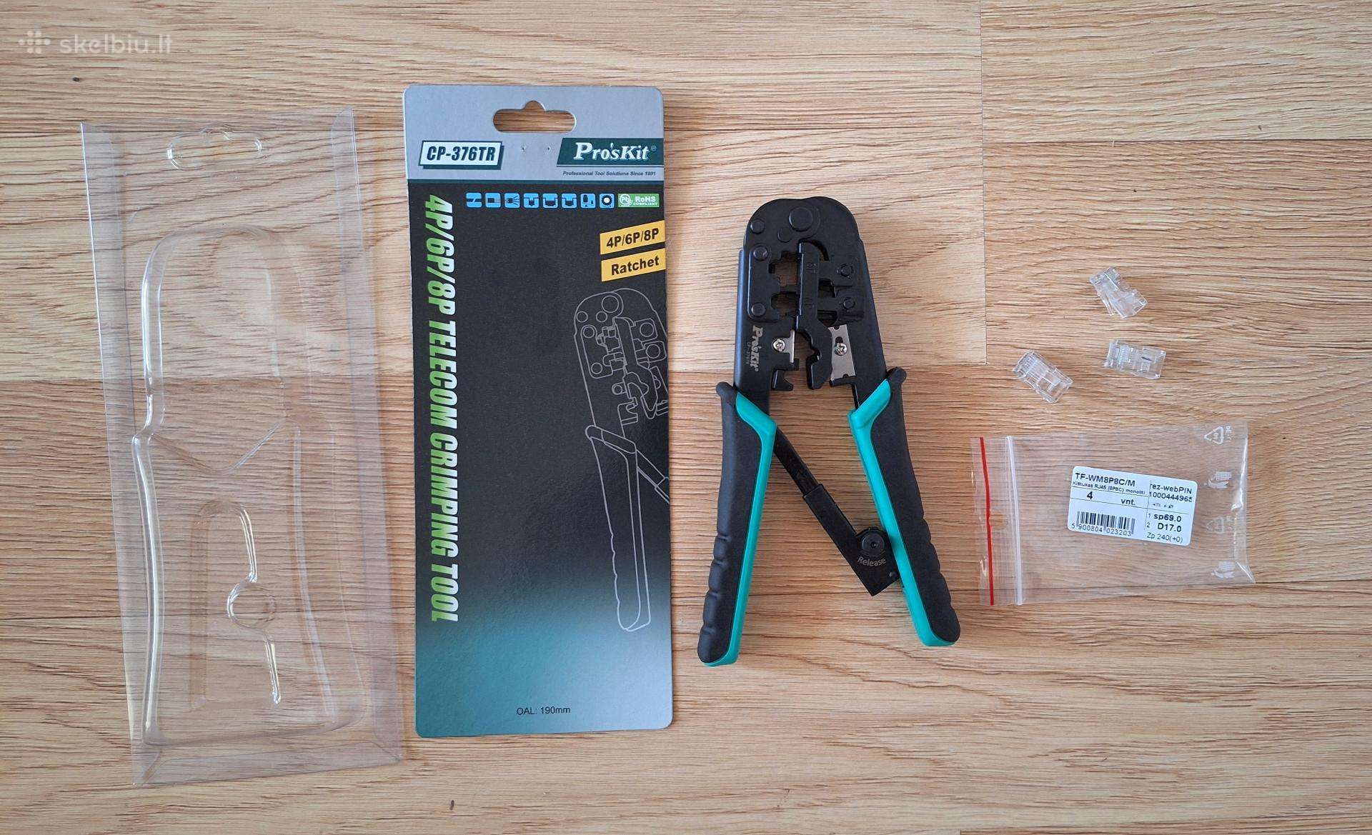 Pro'skit Cp-376tr Rj11/12/45 presavimo replės