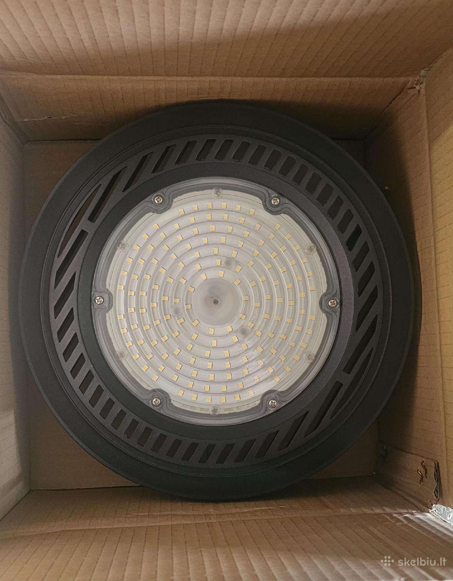 Nauji LED šviestuvai (100w ir 200w Laukui, vidui