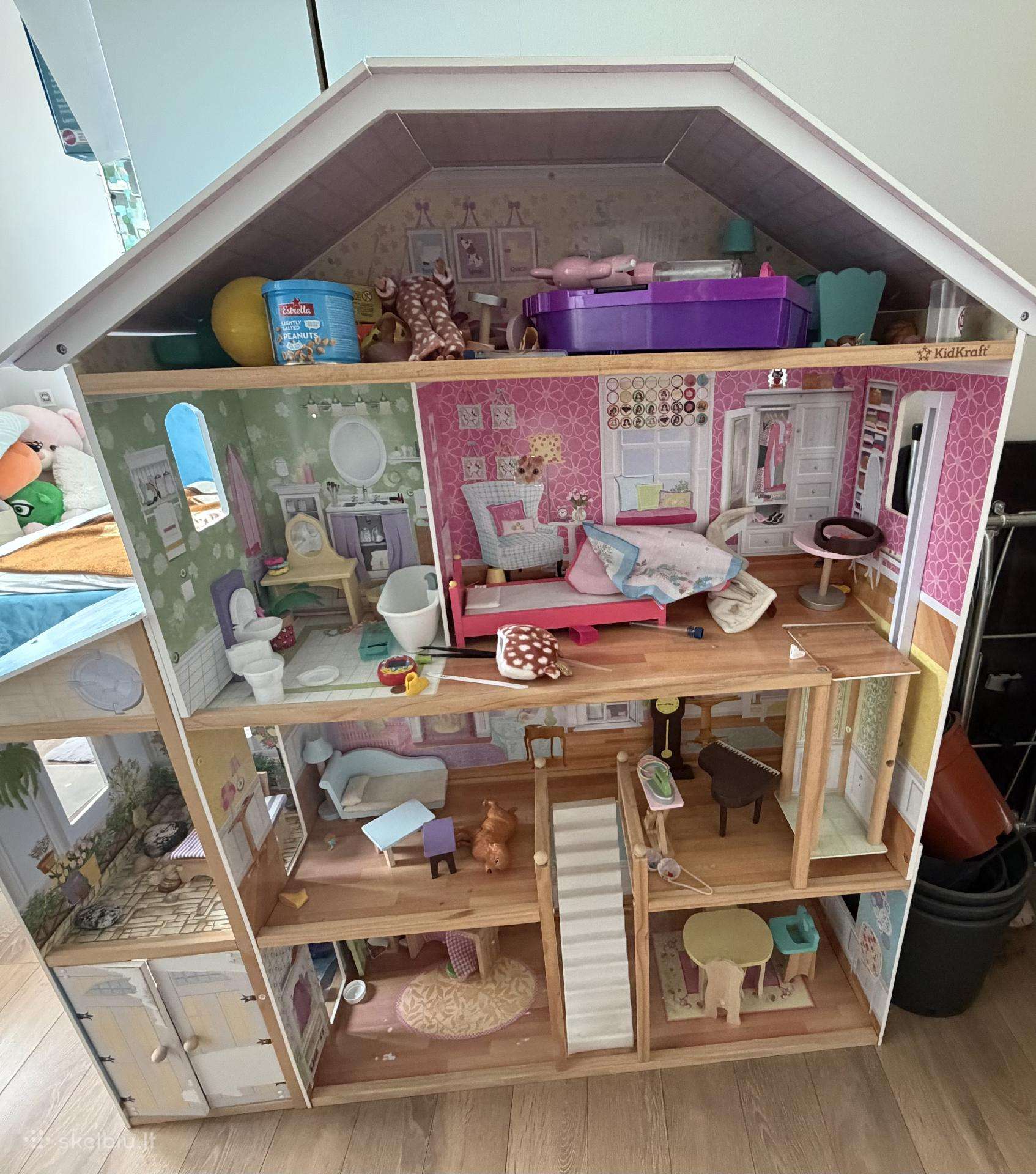 Originalus Kidkraft lėliu namelis