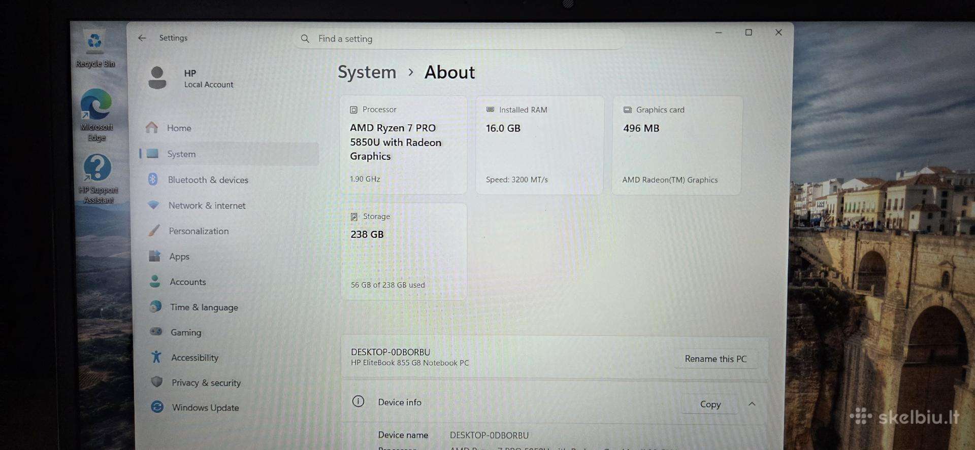 Hp Elitebook 855 g8