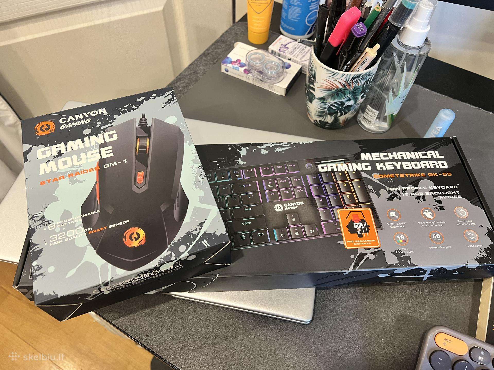 Gaming pele su mechanine klavietura