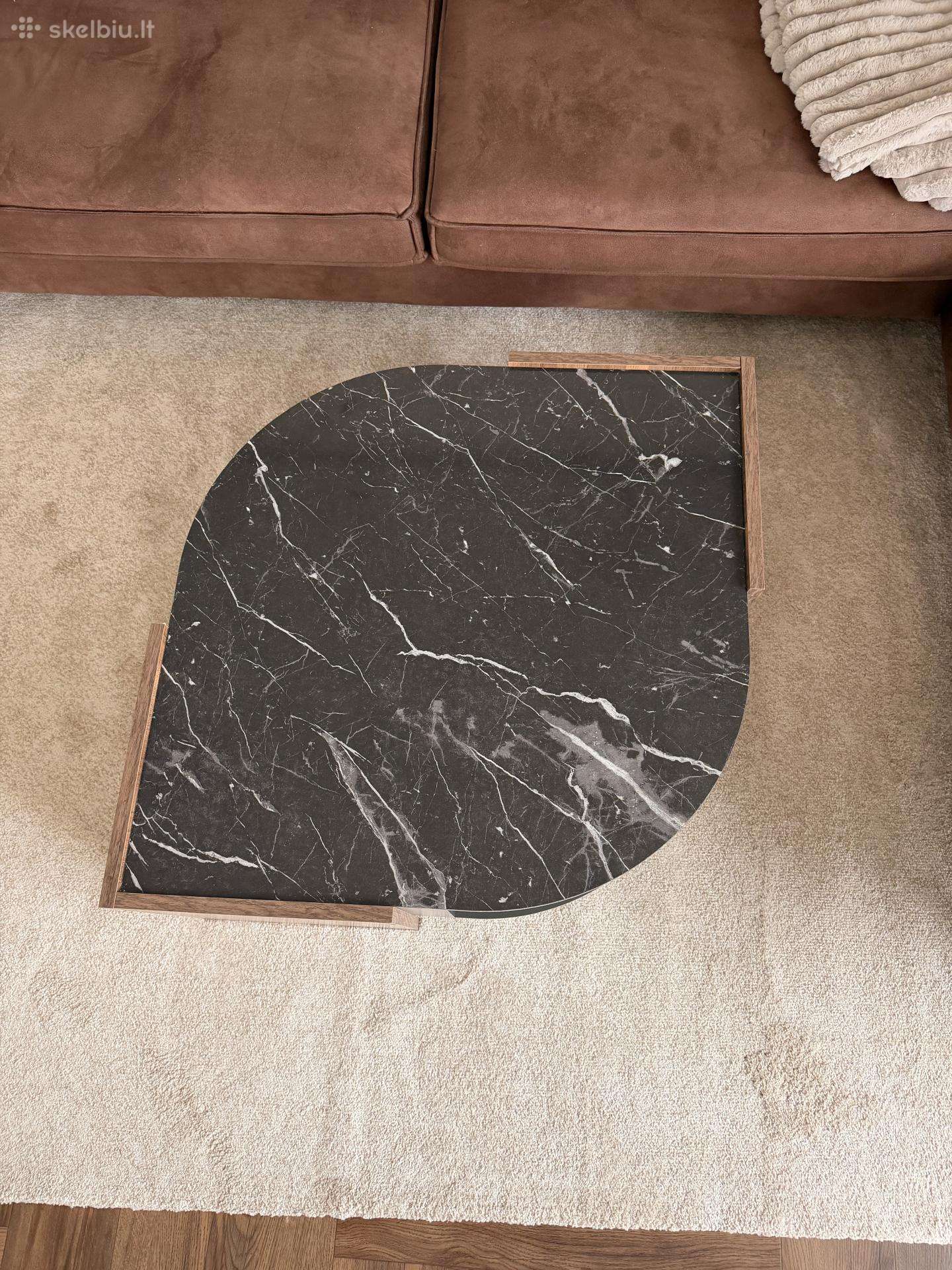 Žurnalinis - Kavos stalas - Black Marble