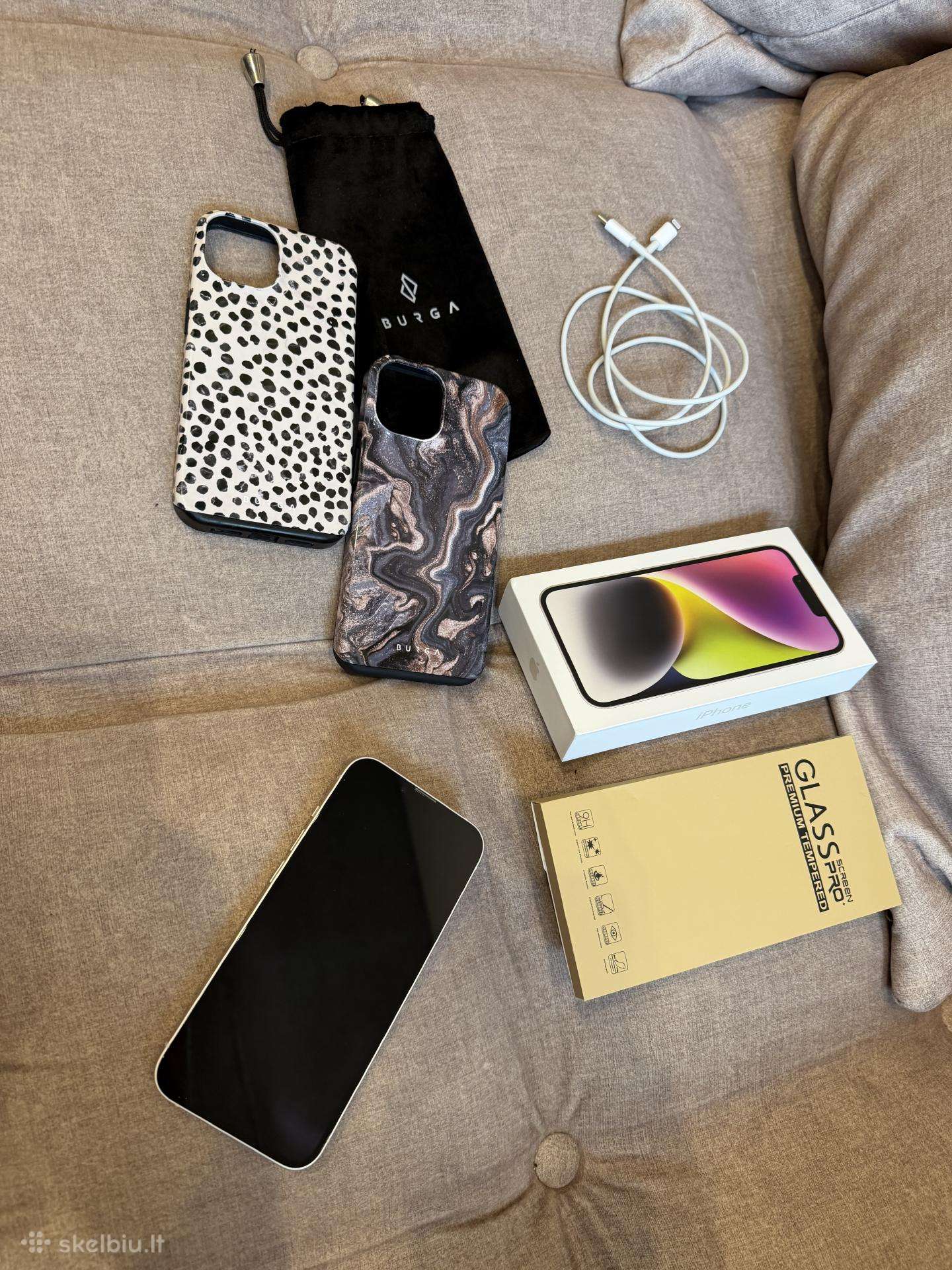 iPhone 14 baltas 256gb