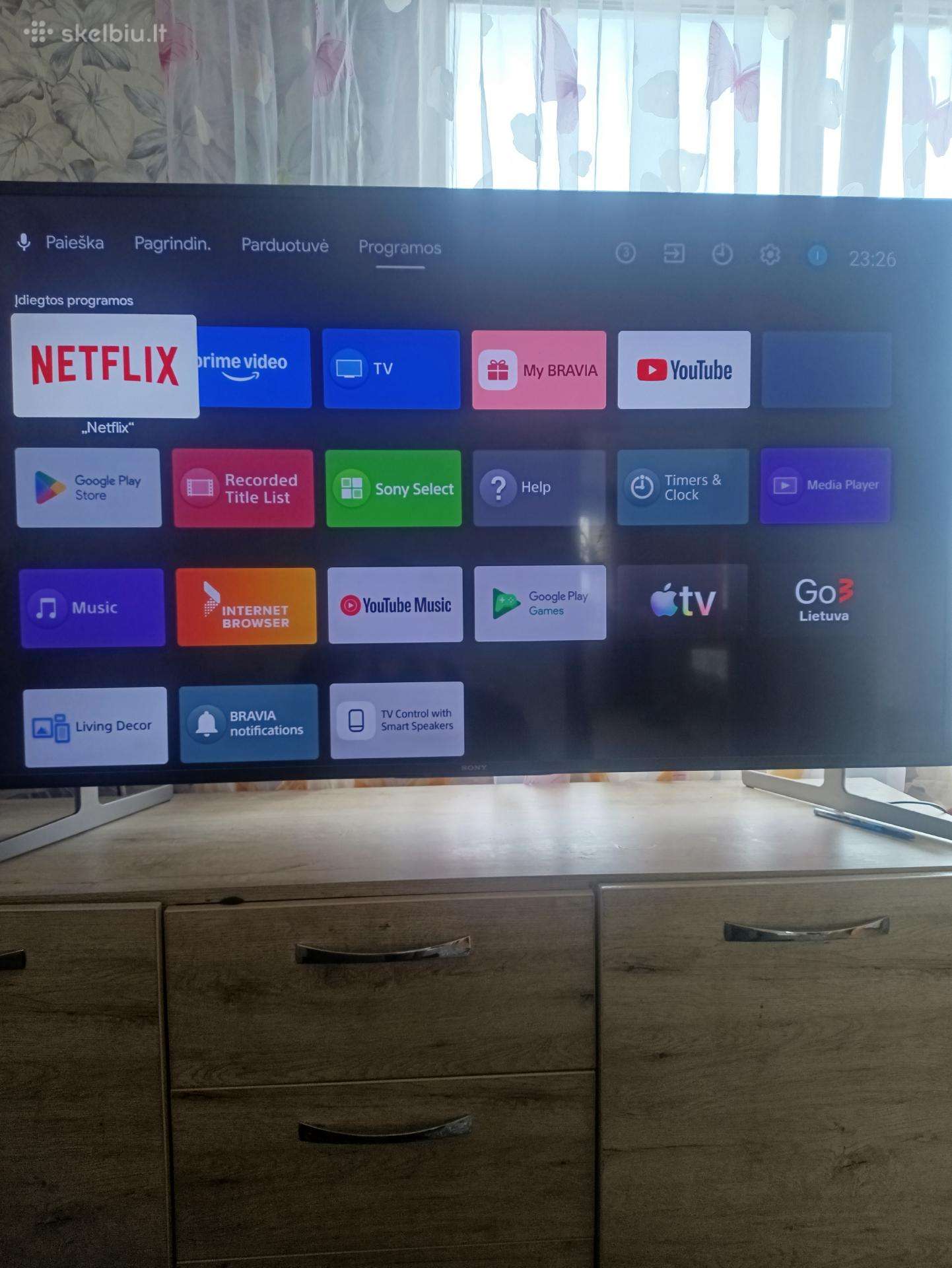 Sony 55 coliu 4k televizorius