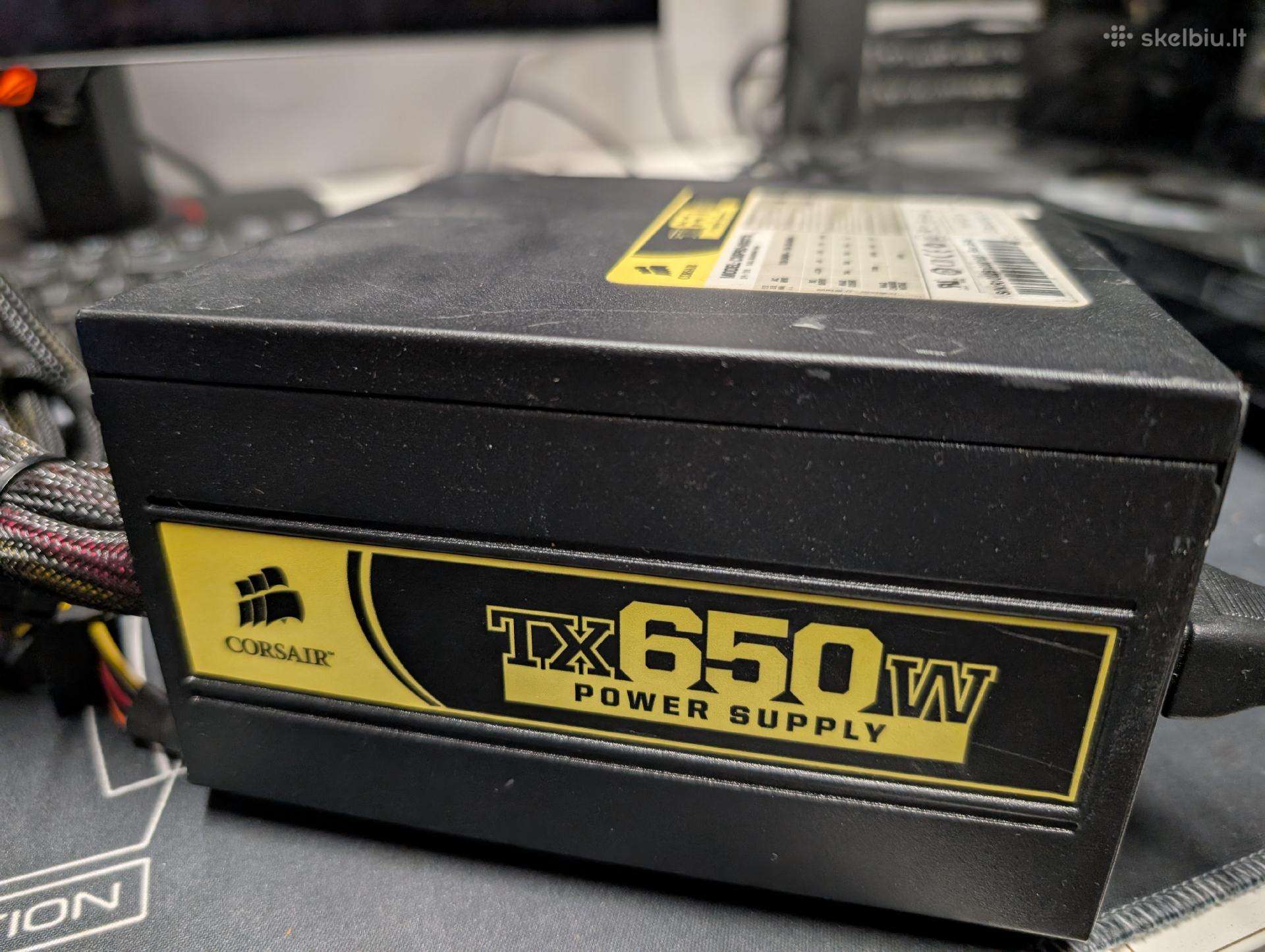Corsair Tx650w maitinimo blokas