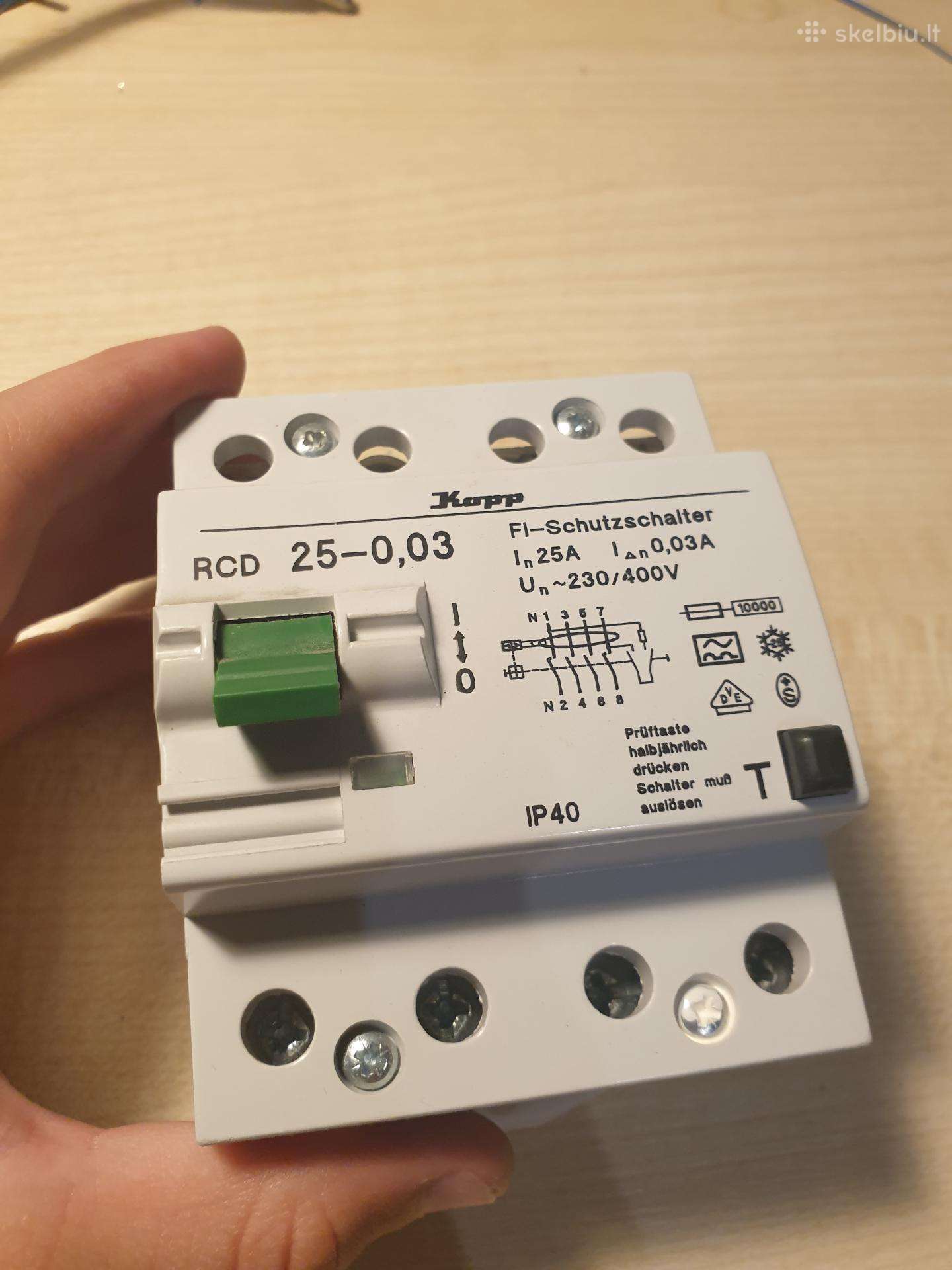 Kopp Fi-schutzschalter 25a 0.03a (Užo)