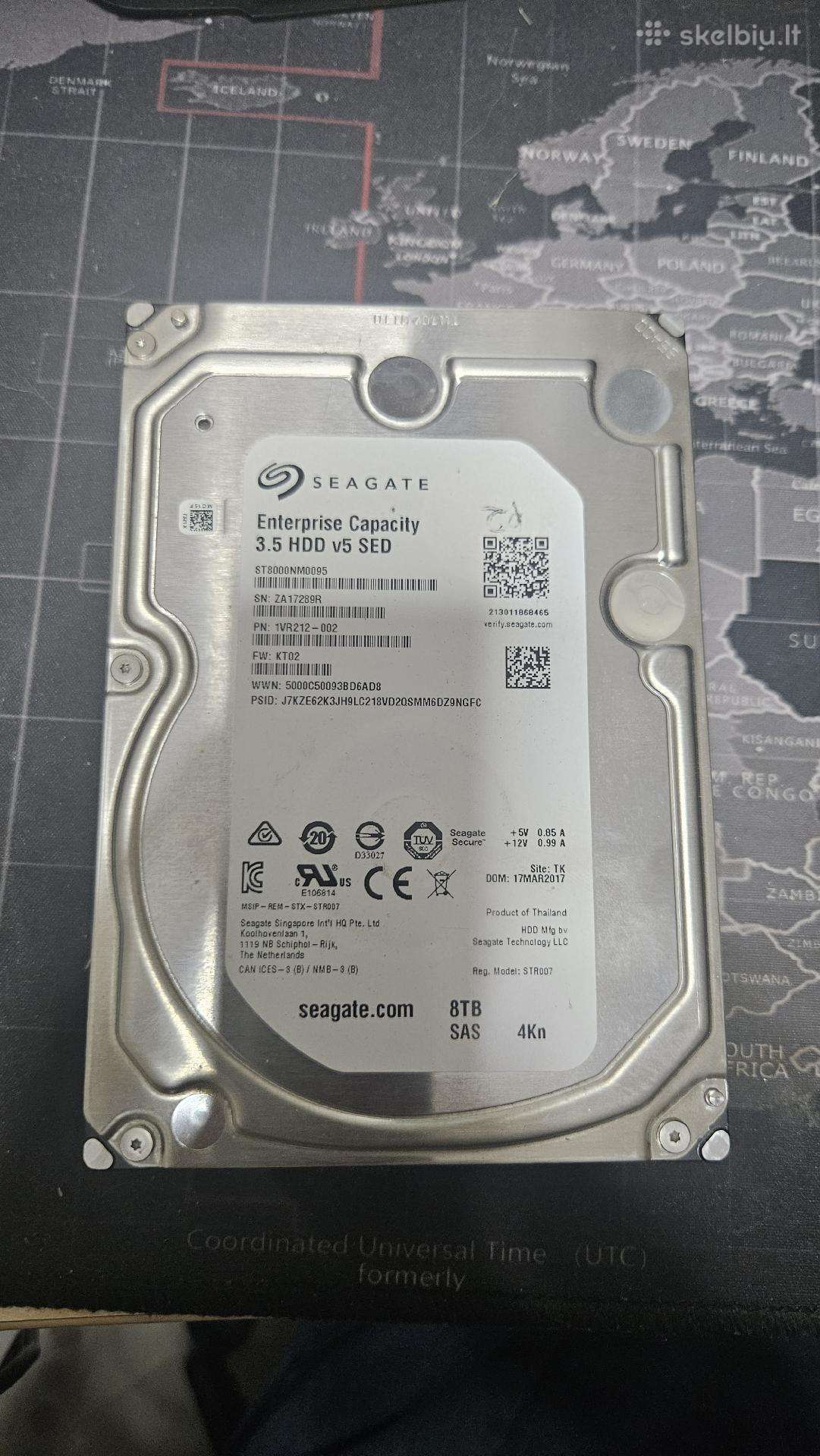 8tb Sas 12g Serveriniai HDD Diskai