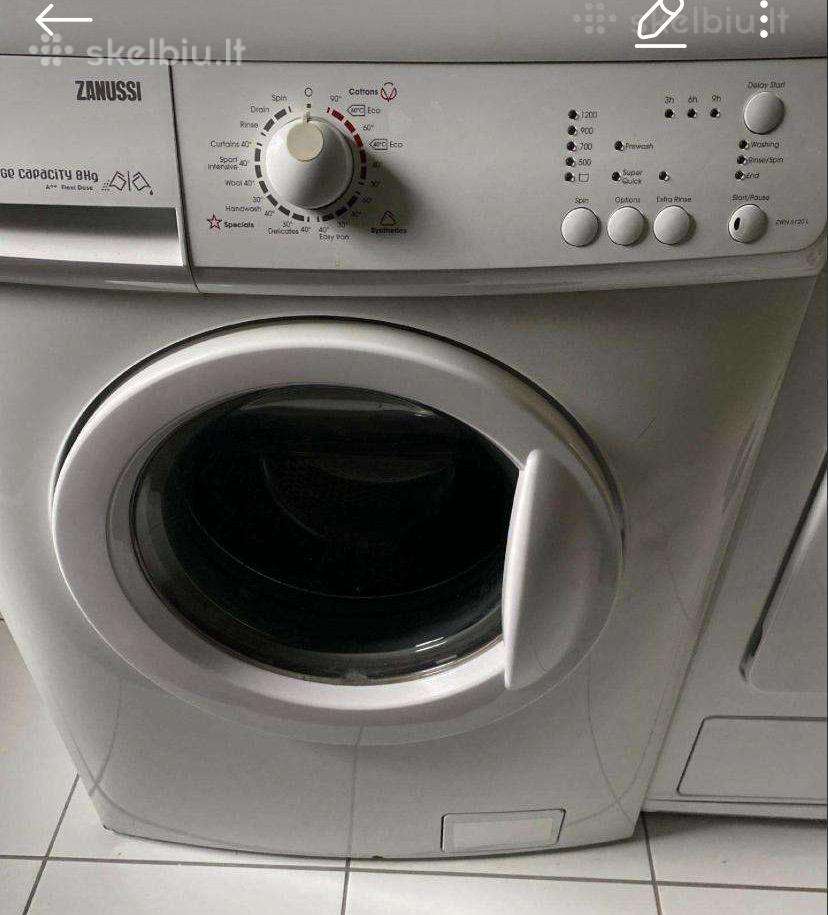 Skalbimo mašina Zanussi
