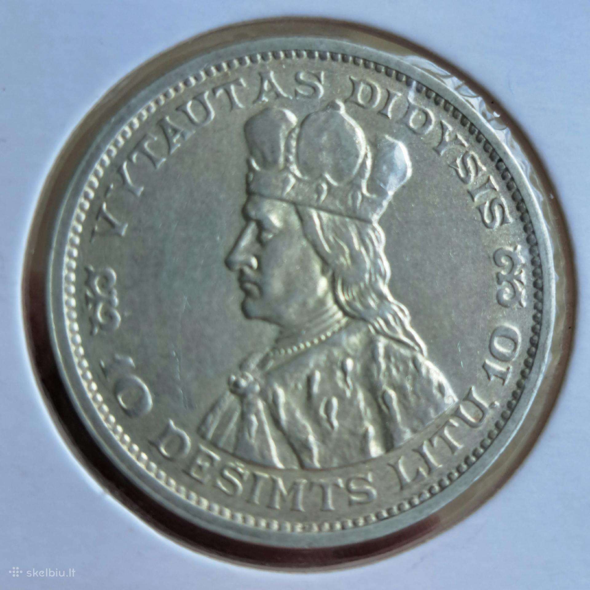 1936 Vytautas 10 litų