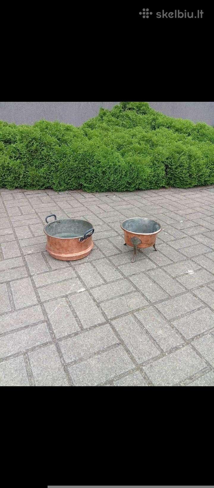 Senoviški variniai dideli puodas-indas