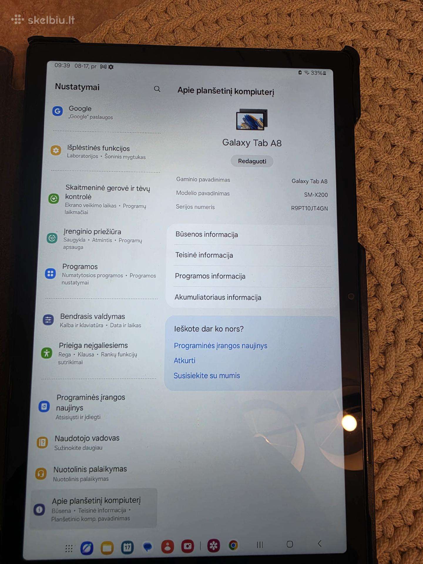 Samsung tab A8