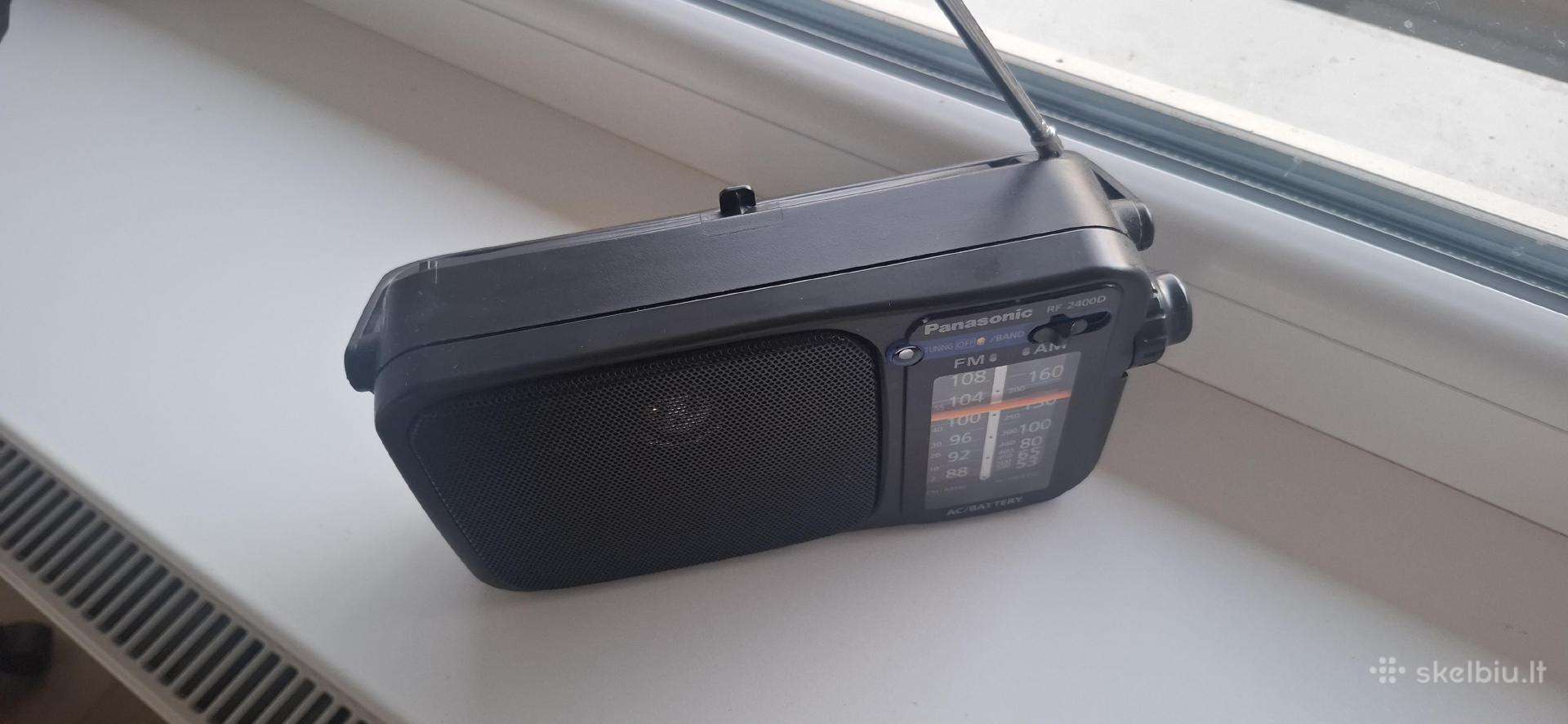 Nešiojamas Am/fm radijo imtuvas Panasonic