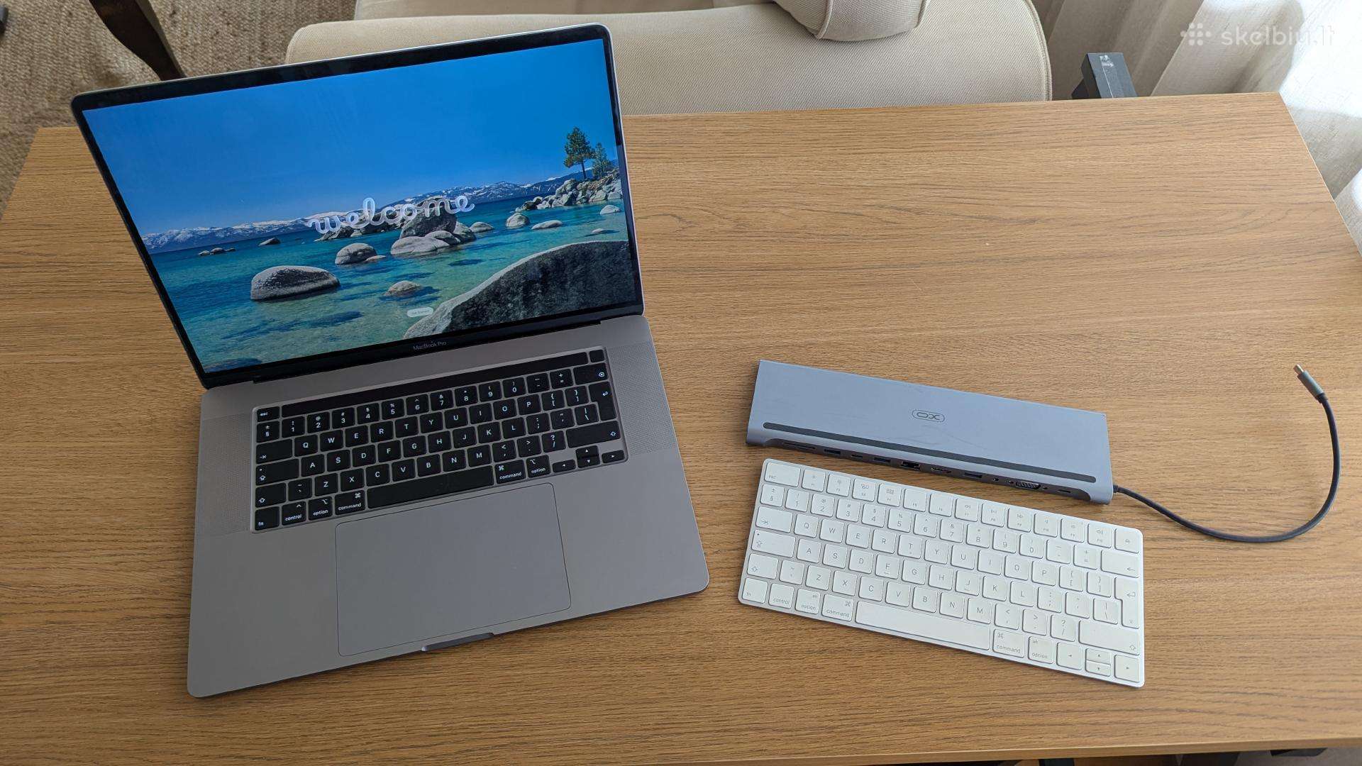 Apple MacBook Pro 16 2019 + priedai