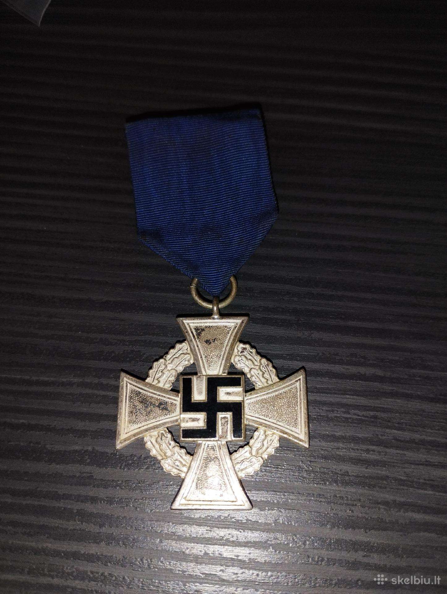 Vokiškas ww2 25 metų tarnybos kryžius