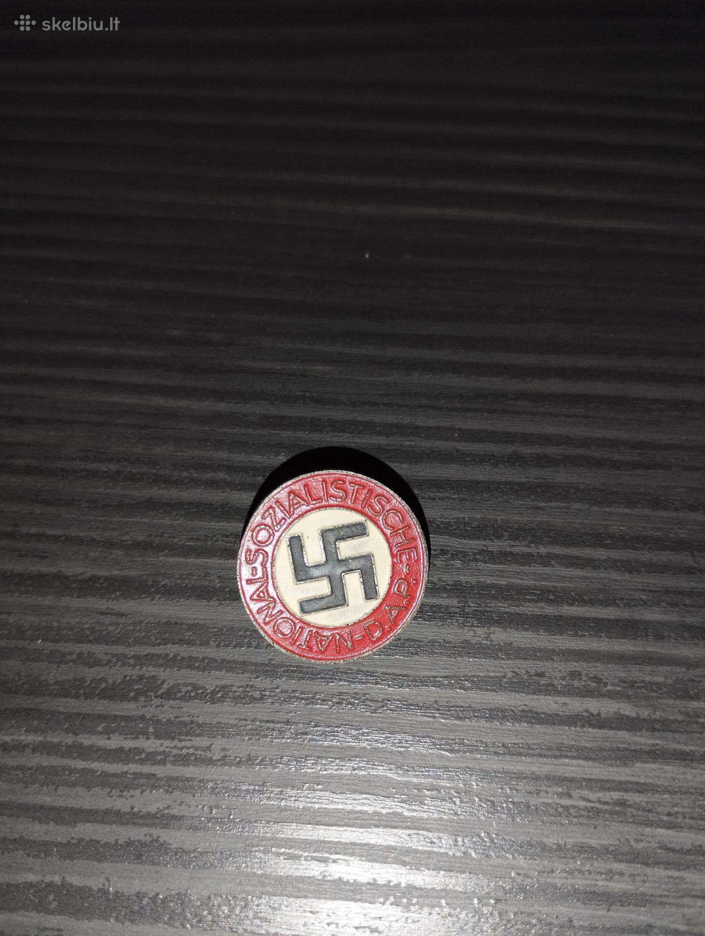 Vokiškas ww2 Nsdap ženkliukas
