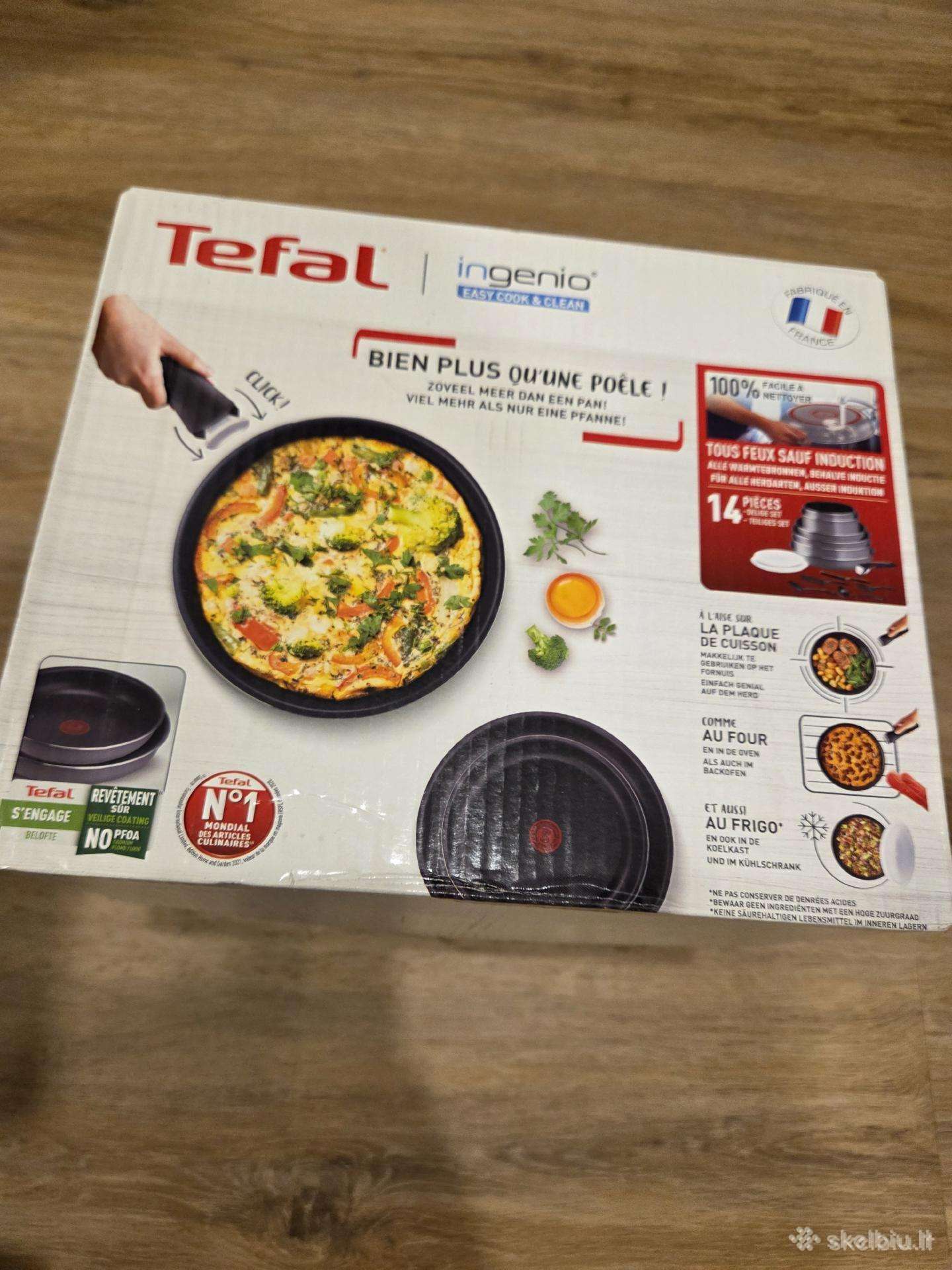 Tefal Ingenio 14 Piece L1469002 puodų keptuvių