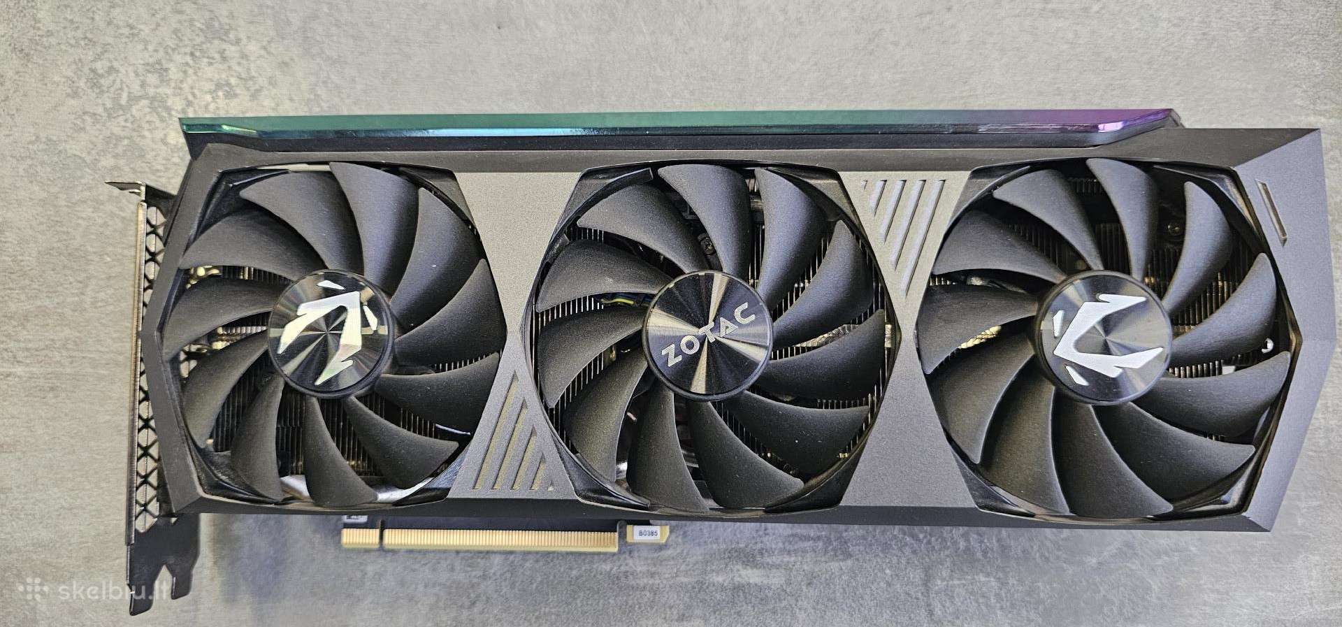 Naudotos vaizdo plokštės Rtx 3080ti, 3080, 3070