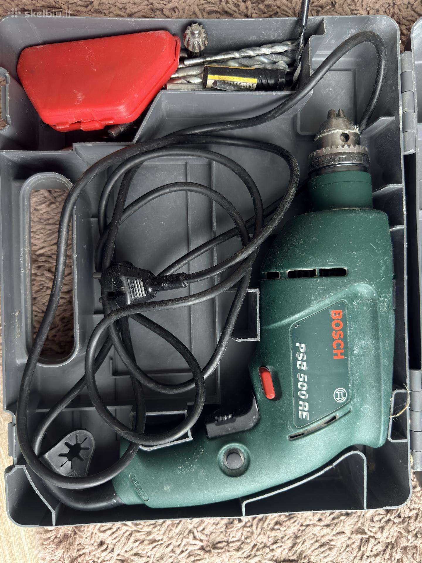 Bosch Psb 500 Re smūginis gręžtuvas – 15 €