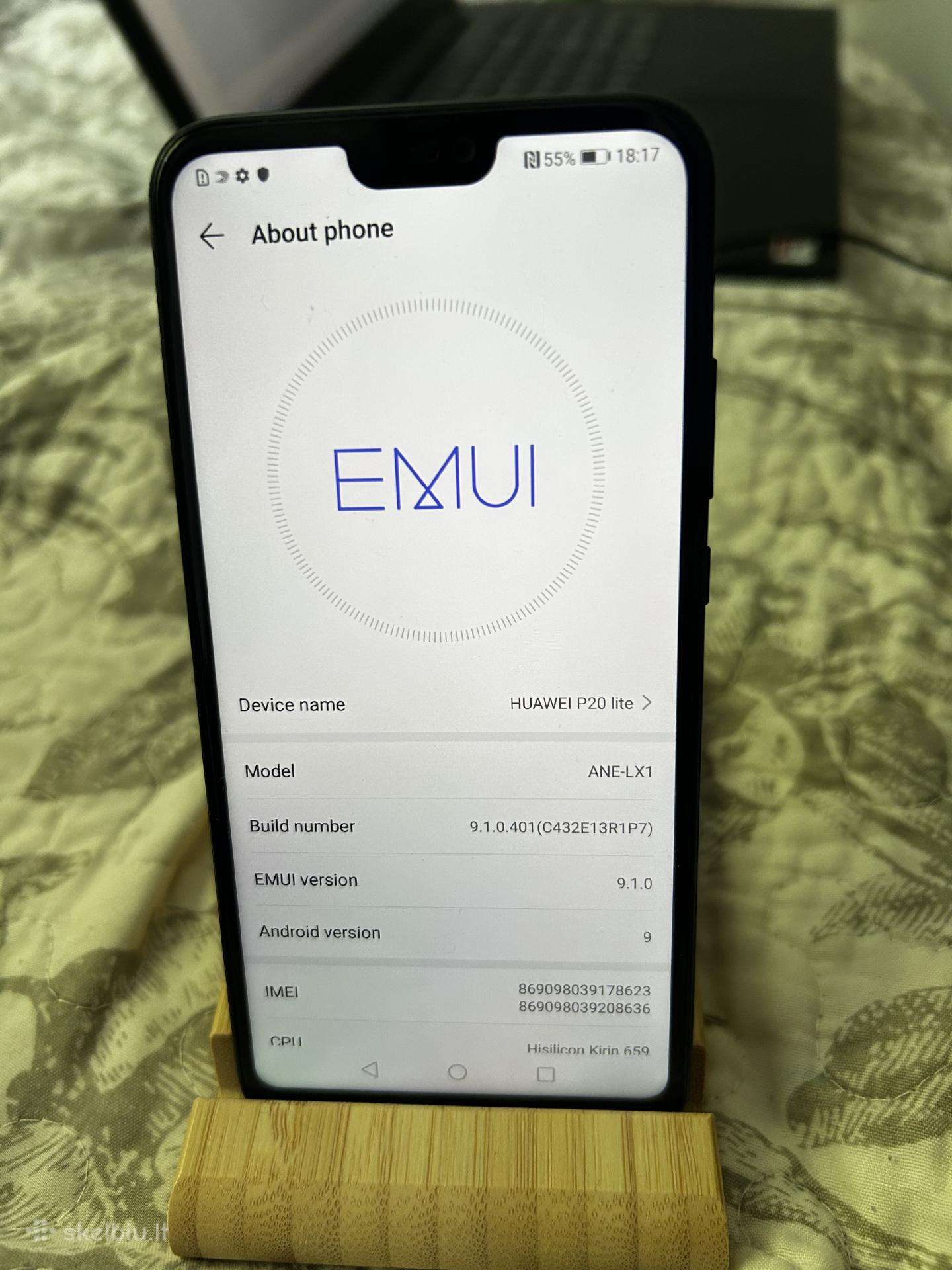 Huawei p20 lite 64gb tvarkingas