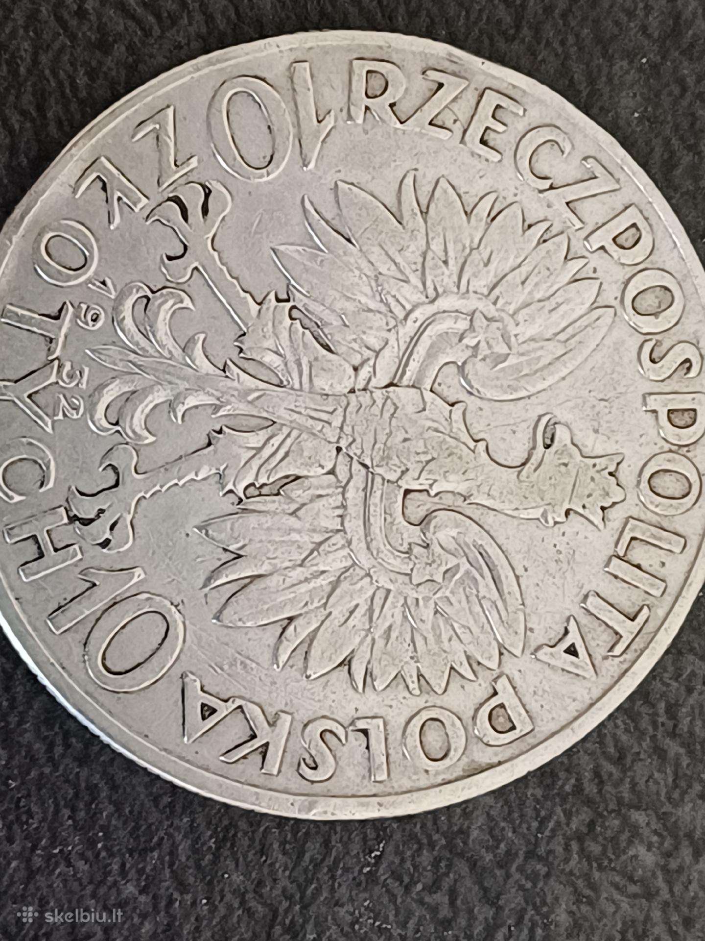 Sidabrinė moneta Jadwiga