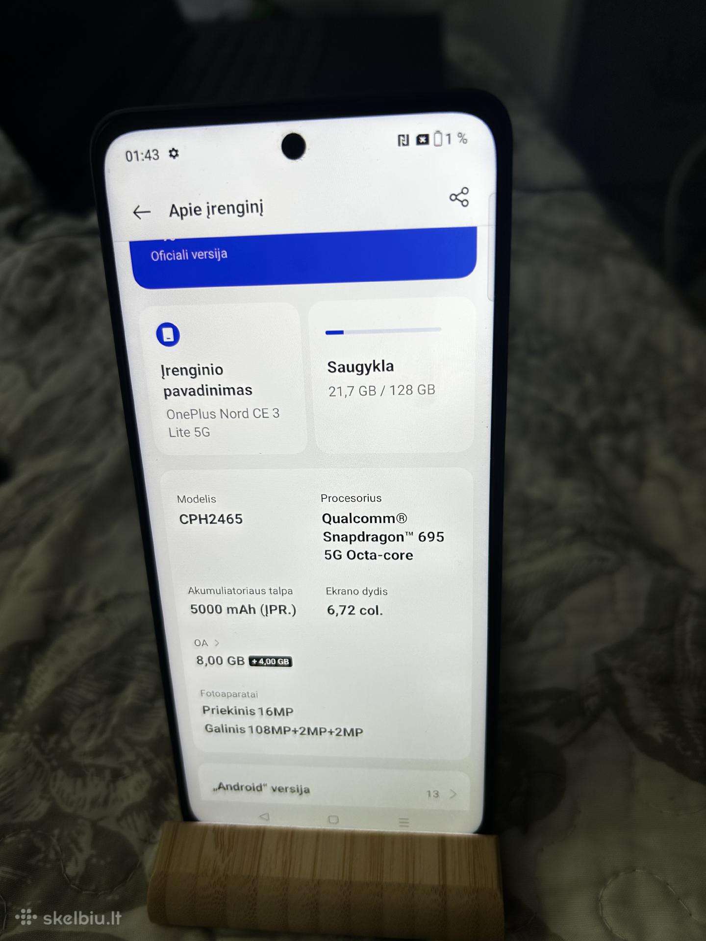 Oneplus Nord CE 3 Lite 5G 128gb idealus