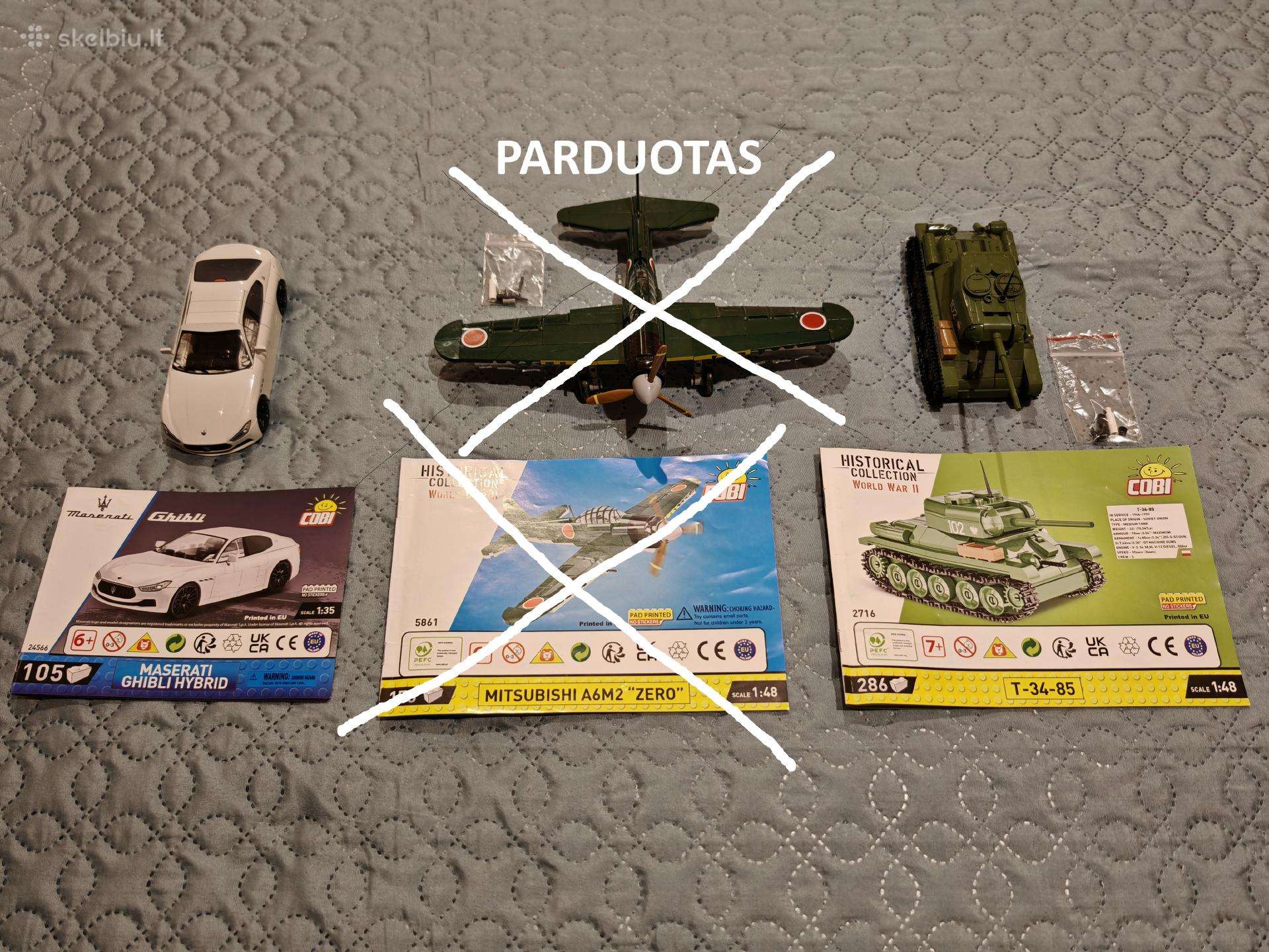 Įvairus Cobi konstruktoriai, transportas. Siunčiu.