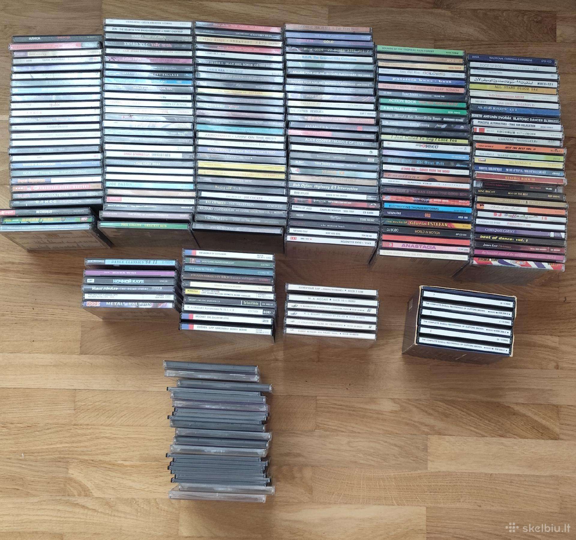 CD diskai muzika įvairūs žanrai